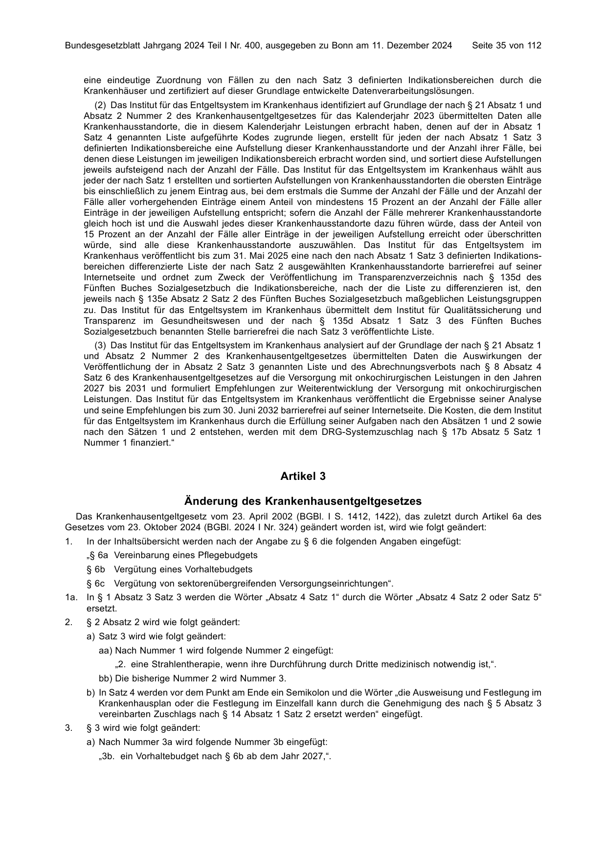 BGBl. 2024, Seite 35 — Originalseite als Abbildung