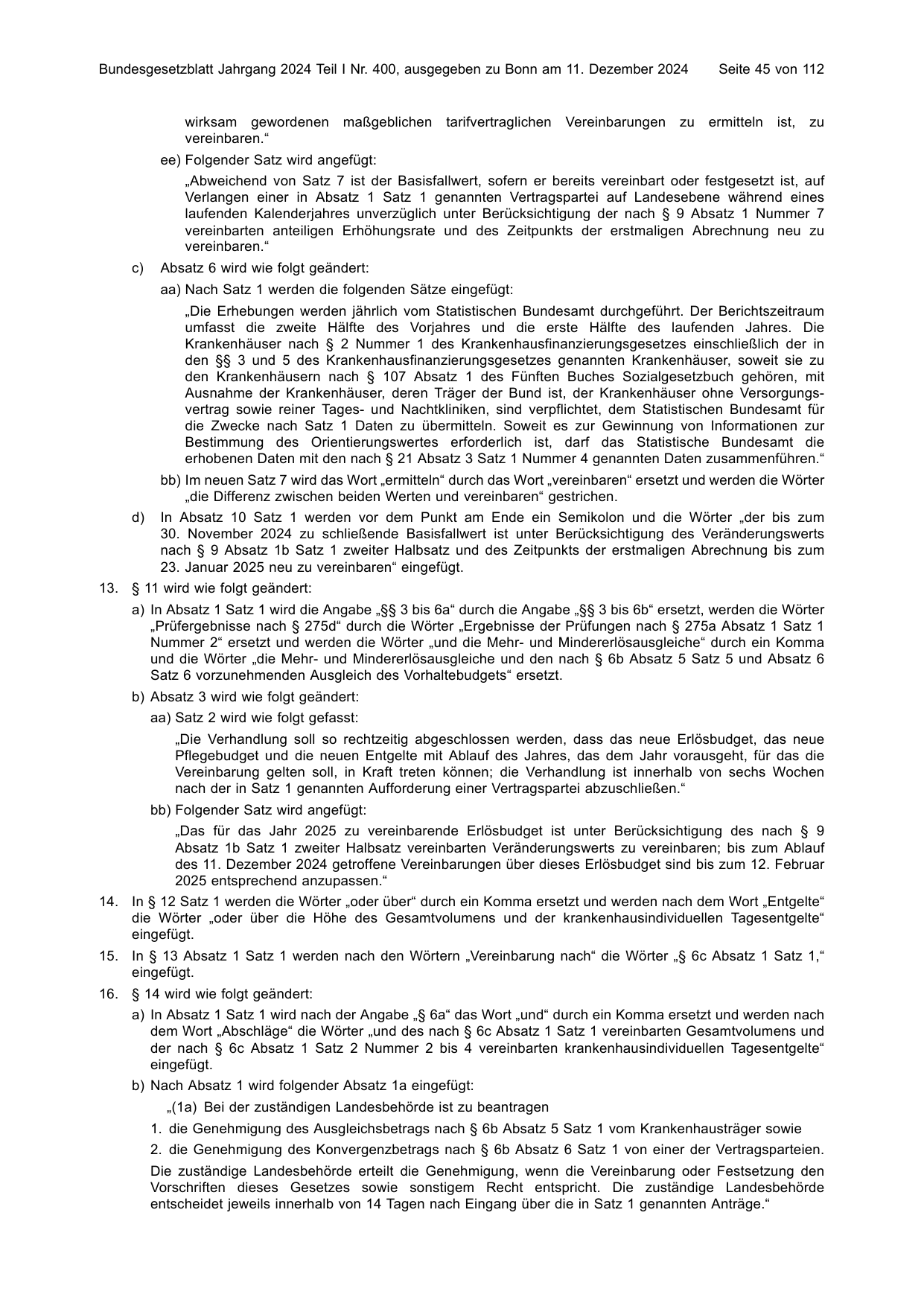 BGBl. 2024, Seite 45 — Originalseite als Abbildung
