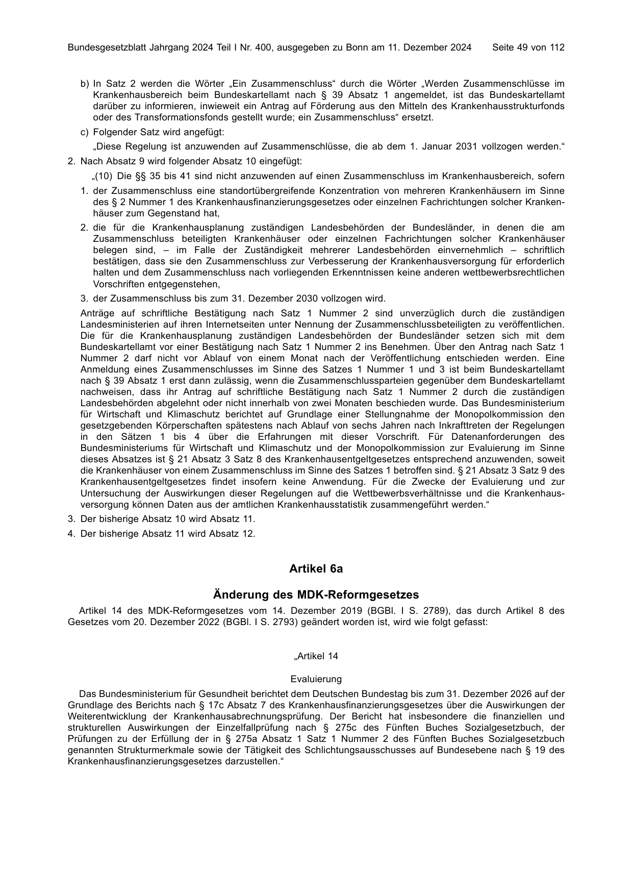 BGBl. 2024, Seite 49 — Originalseite als Abbildung