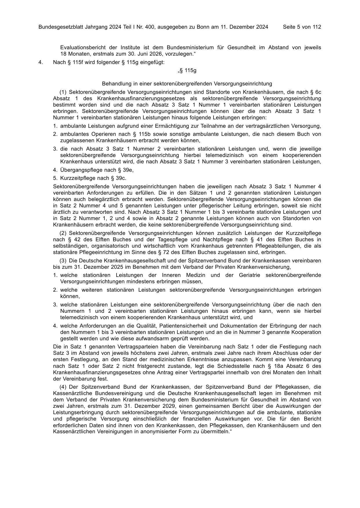 BGBl. 2024, Seite 5 — Originalseite als Abbildung