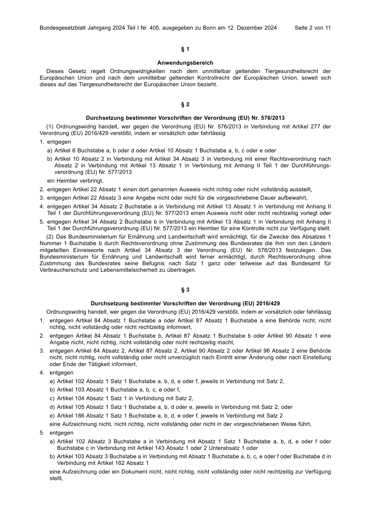 BGBl. 2024, Seite 2 — Originalseite als Abbildung