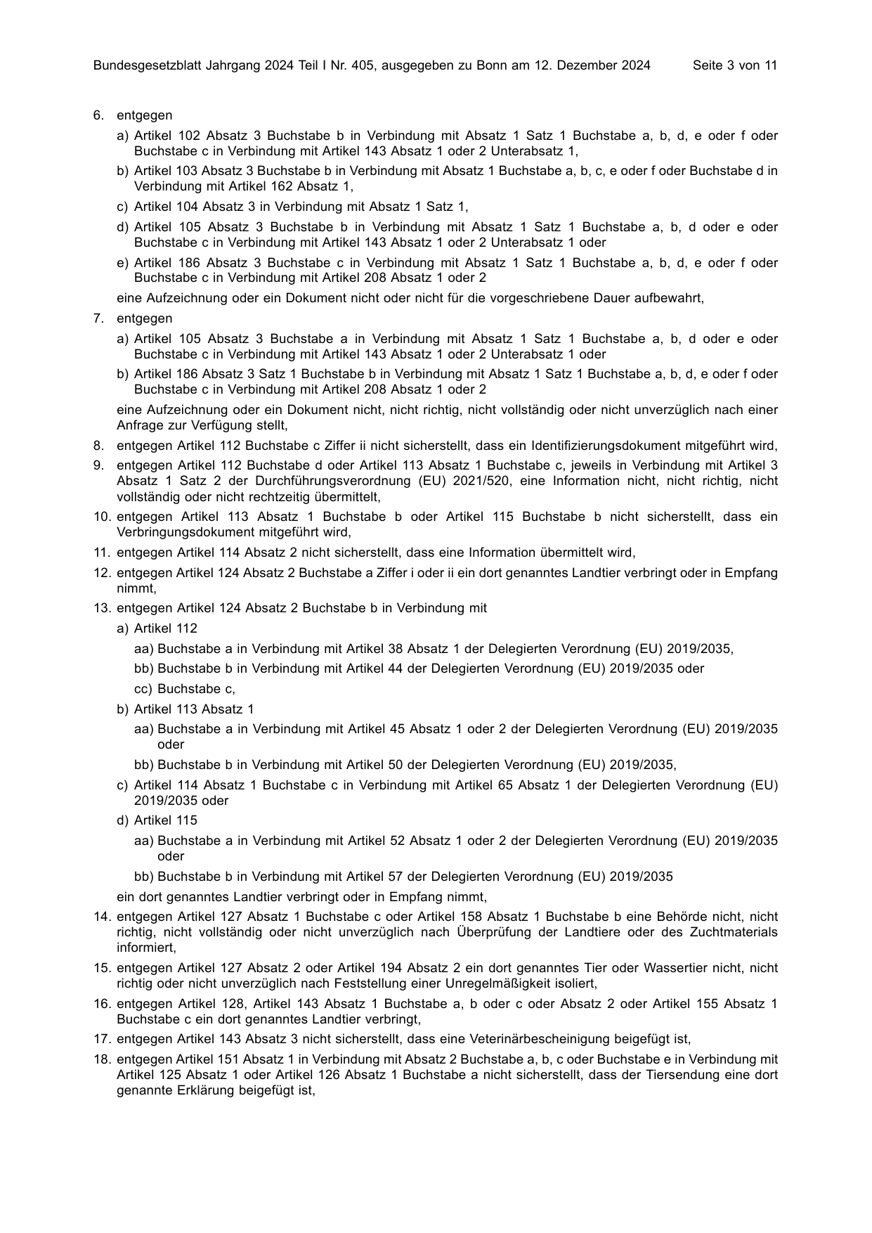 BGBl. 2024, Seite 3 — Originalseite als Abbildung