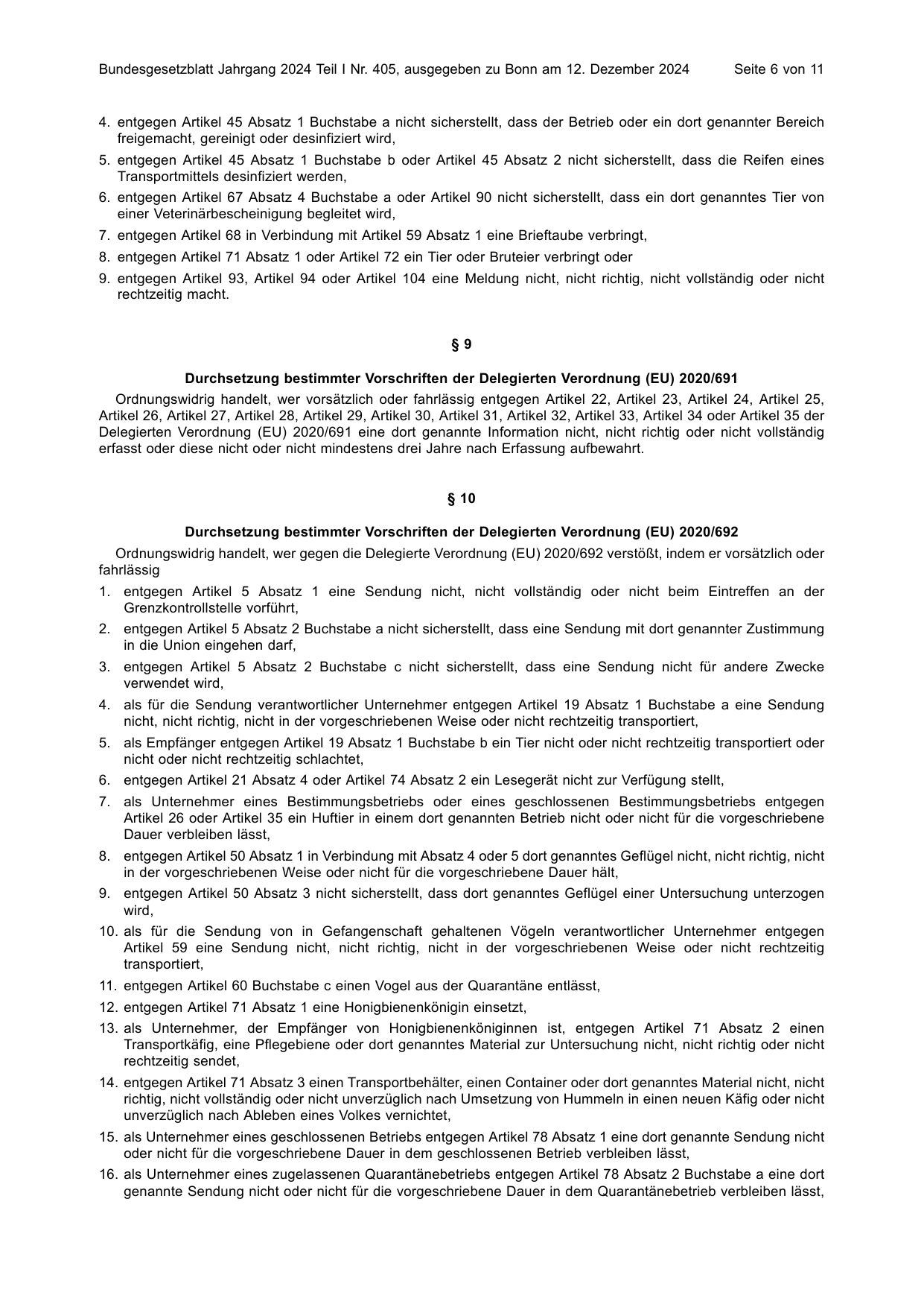BGBl. 2024, Seite 6 — Originalseite als Abbildung
