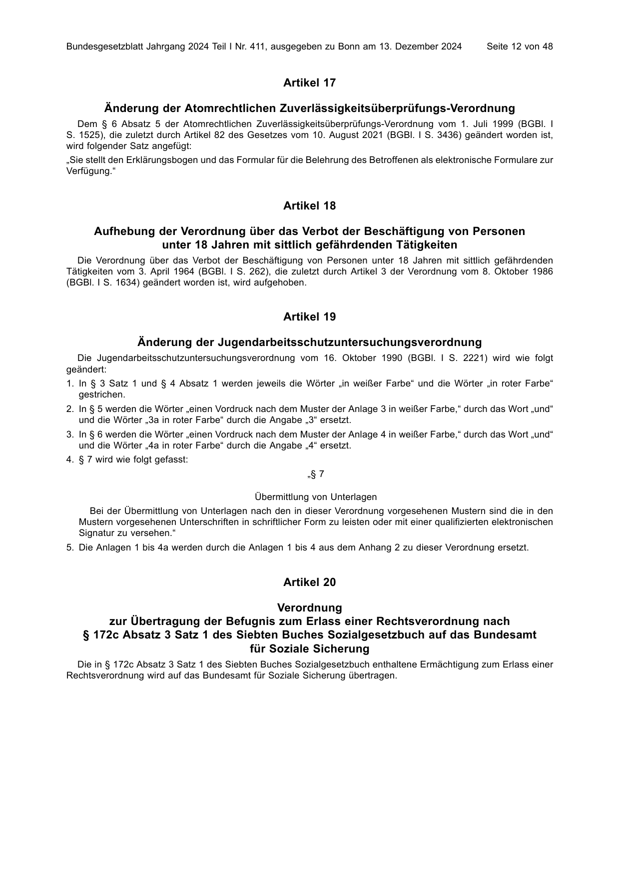 BGBl. 2024, Seite 12 — Originalseite als Abbildung