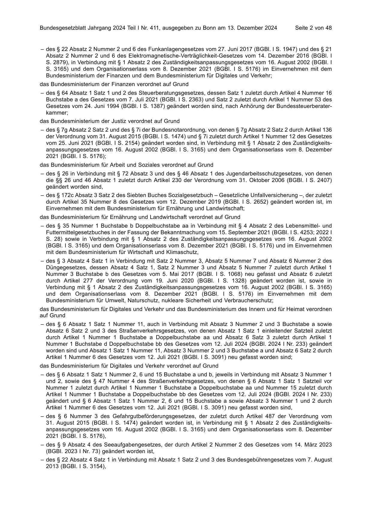 BGBl. 2024, Seite 2 — Originalseite als Abbildung