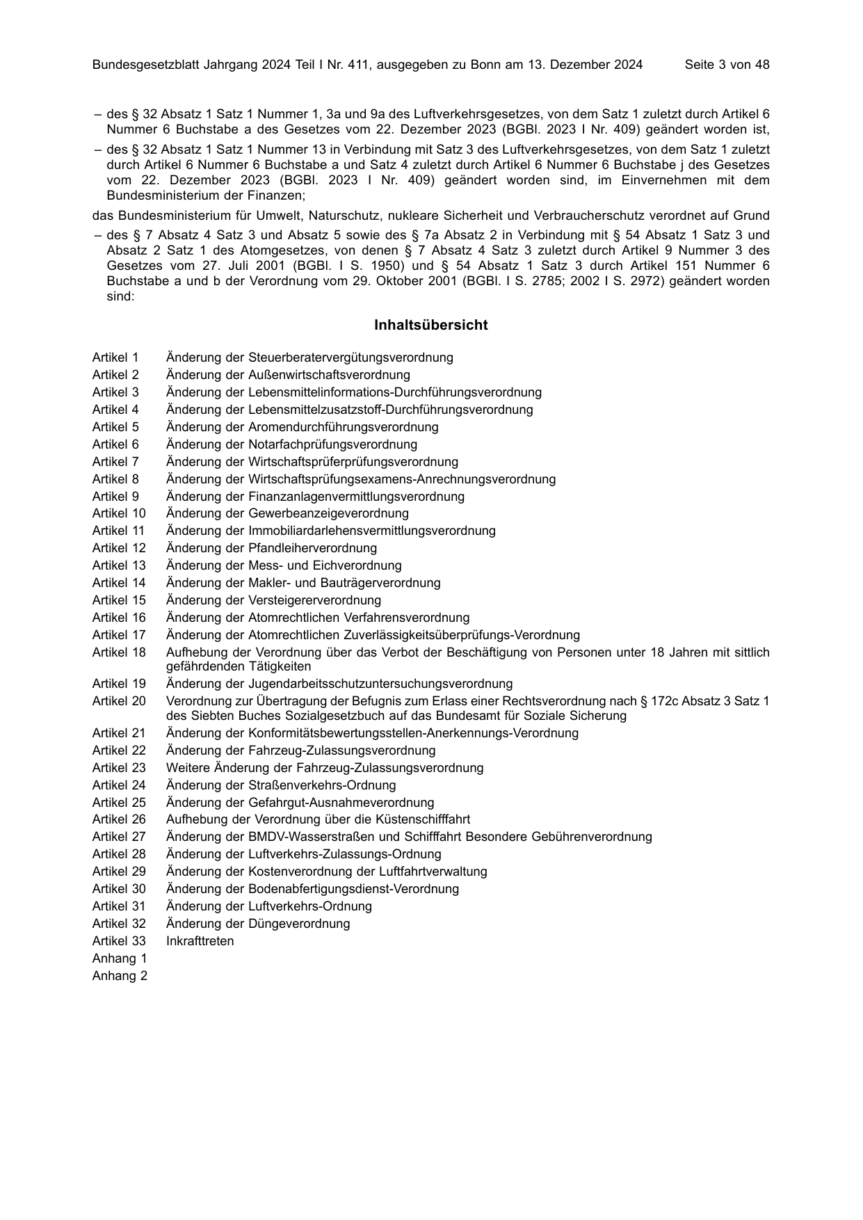 BGBl. 2024, Seite 3 — Originalseite als Abbildung