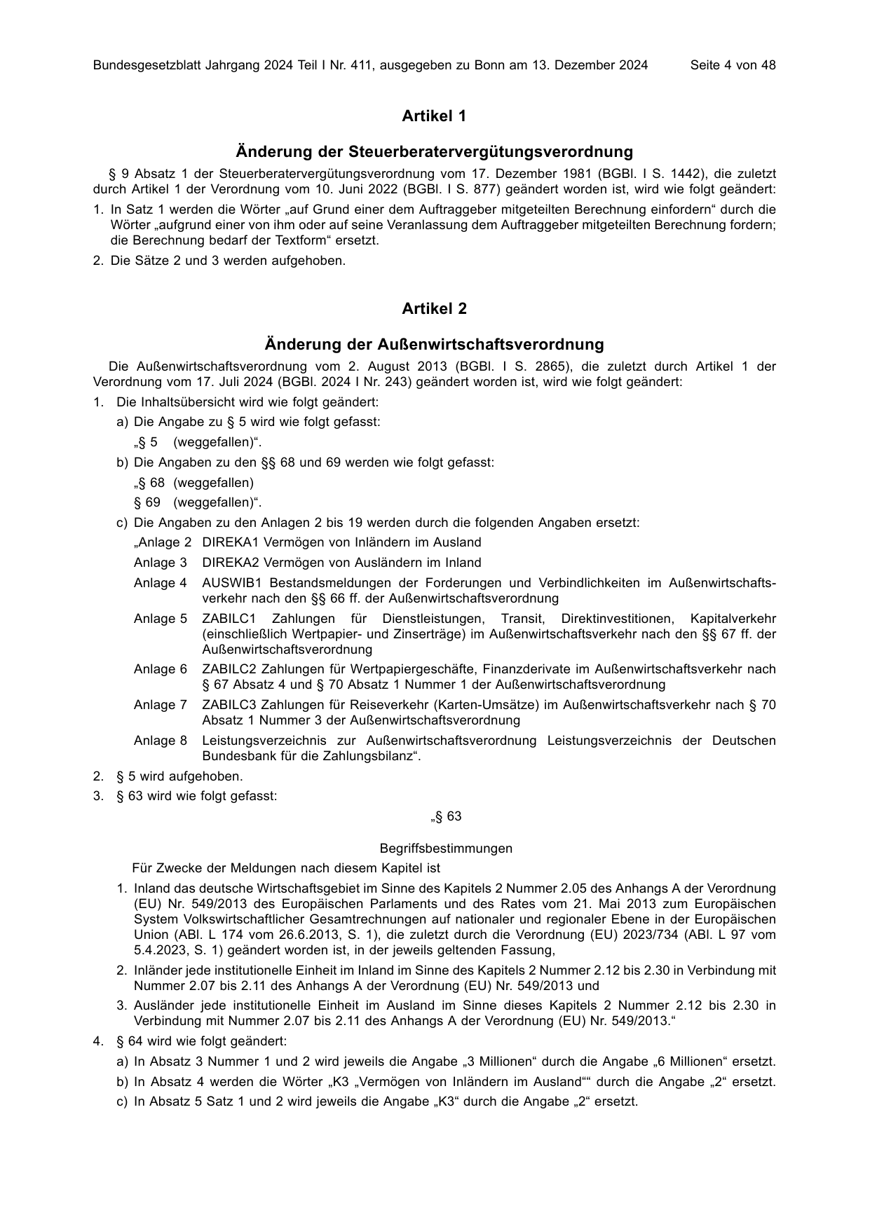 BGBl. 2024, Seite 4 — Originalseite als Abbildung