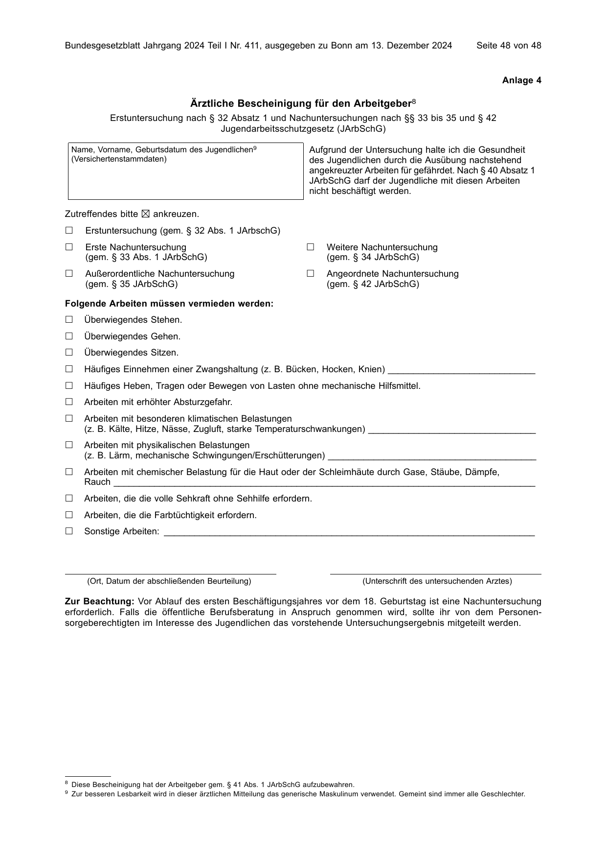 BGBl. 2024, Seite 48 — Originalseite als Abbildung
