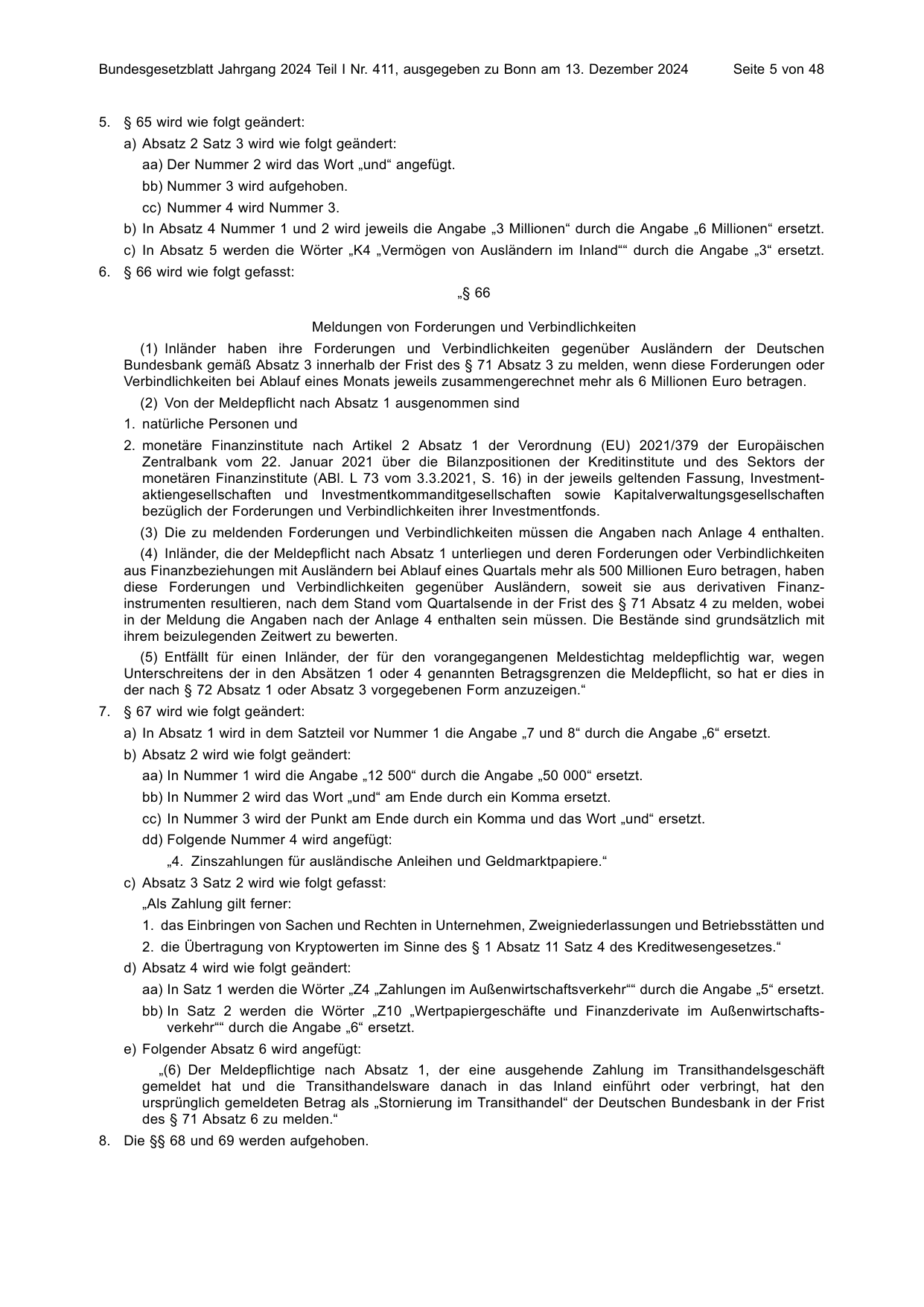 BGBl. 2024, Seite 5 — Originalseite als Abbildung