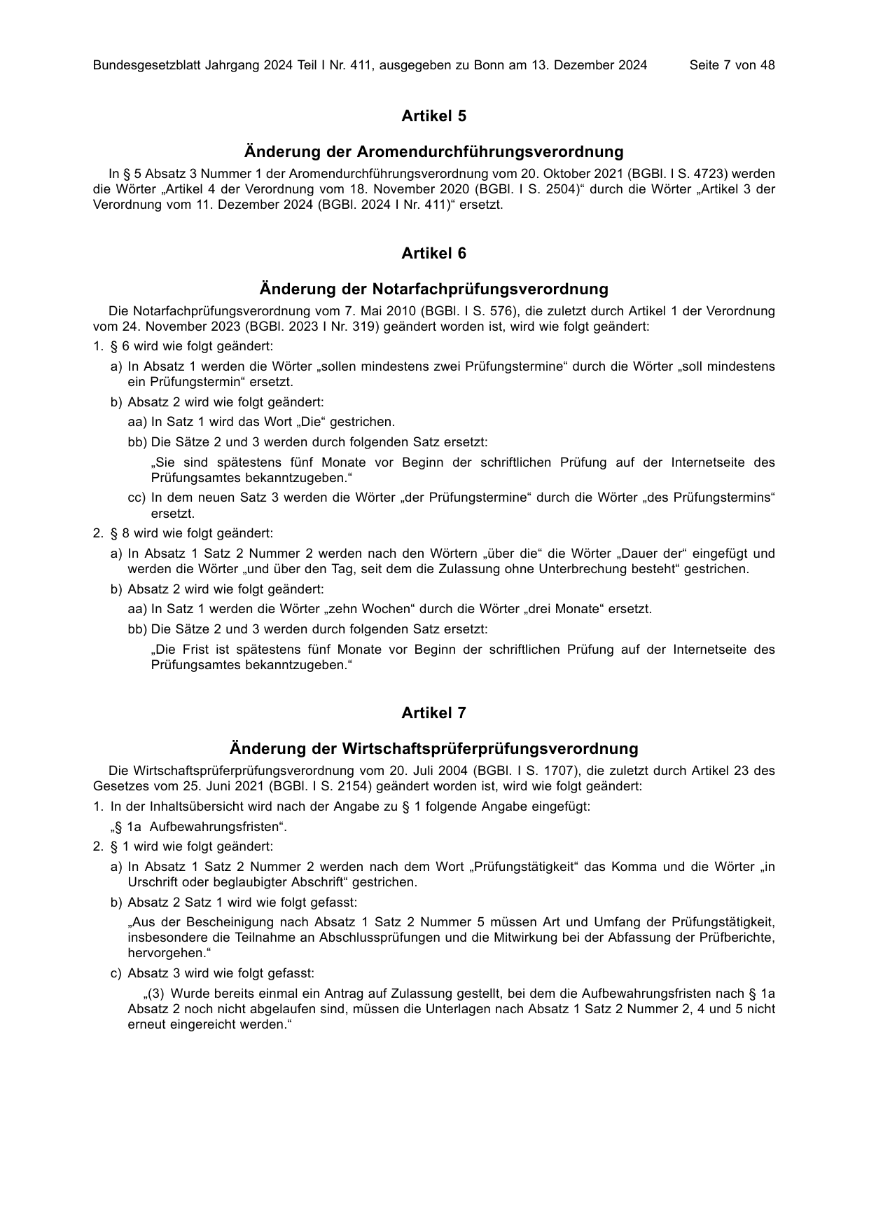 BGBl. 2024, Seite 7 — Originalseite als Abbildung