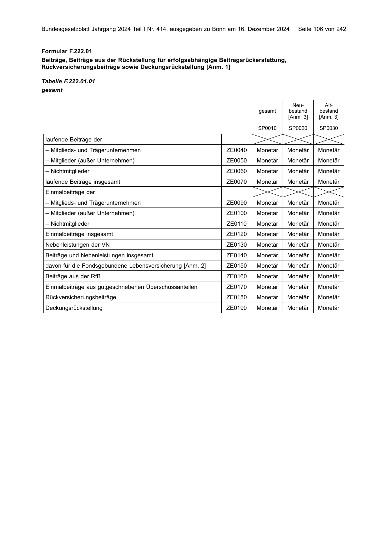 BGBl. 2024, Seite 106 — Originalseite als Abbildung