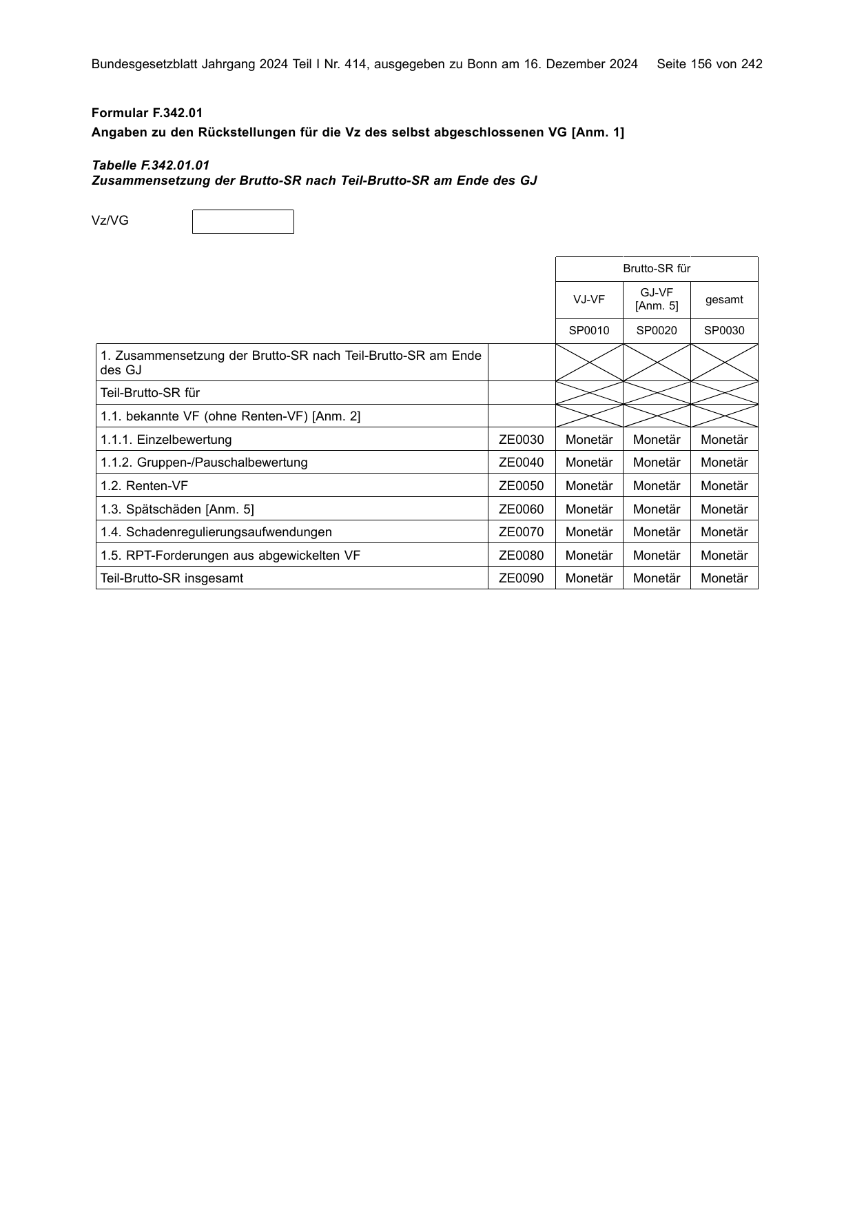 BGBl. 2024, Seite 156 — Originalseite als Abbildung