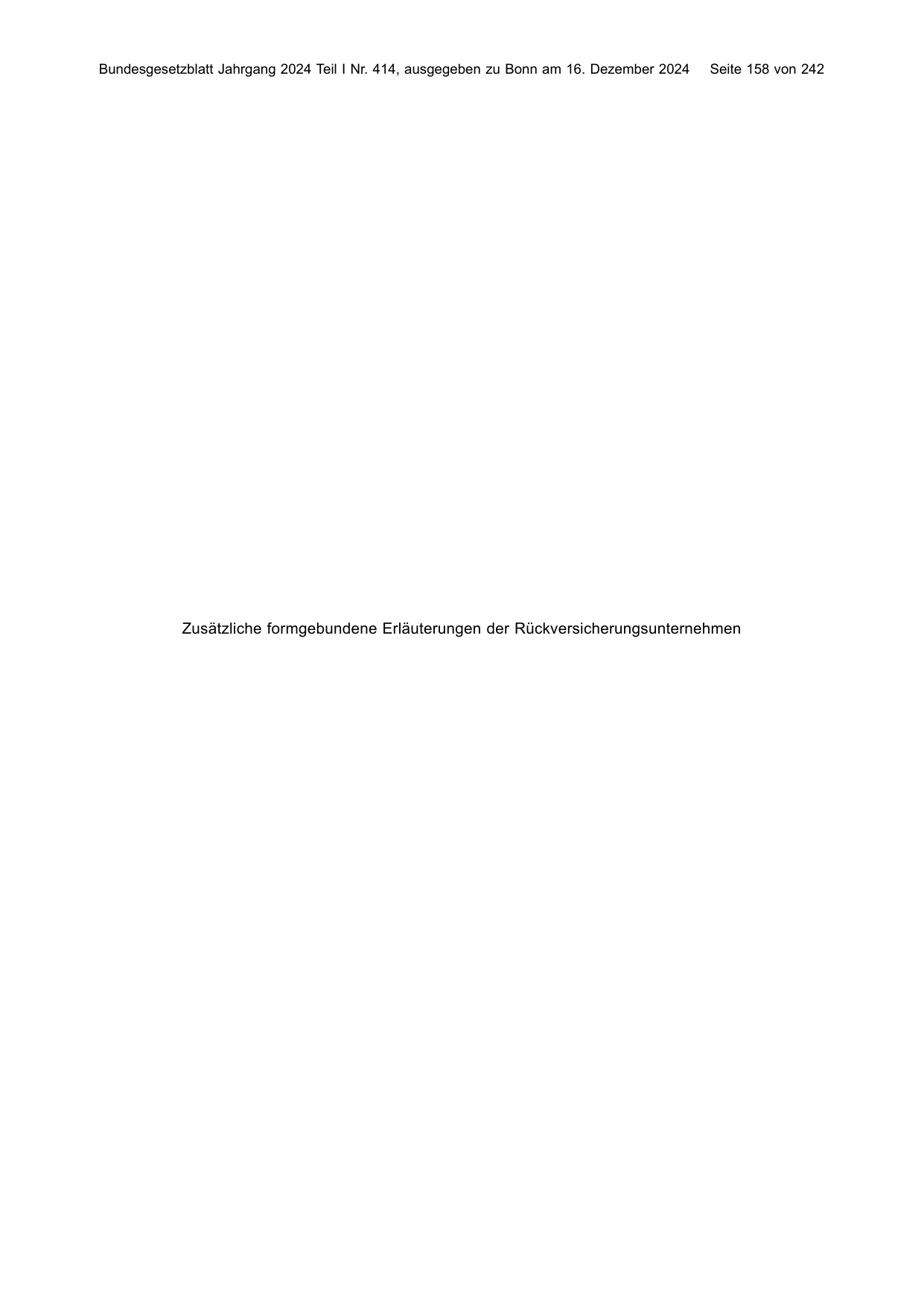 BGBl. 2024, Seite 158 — Originalseite als Abbildung