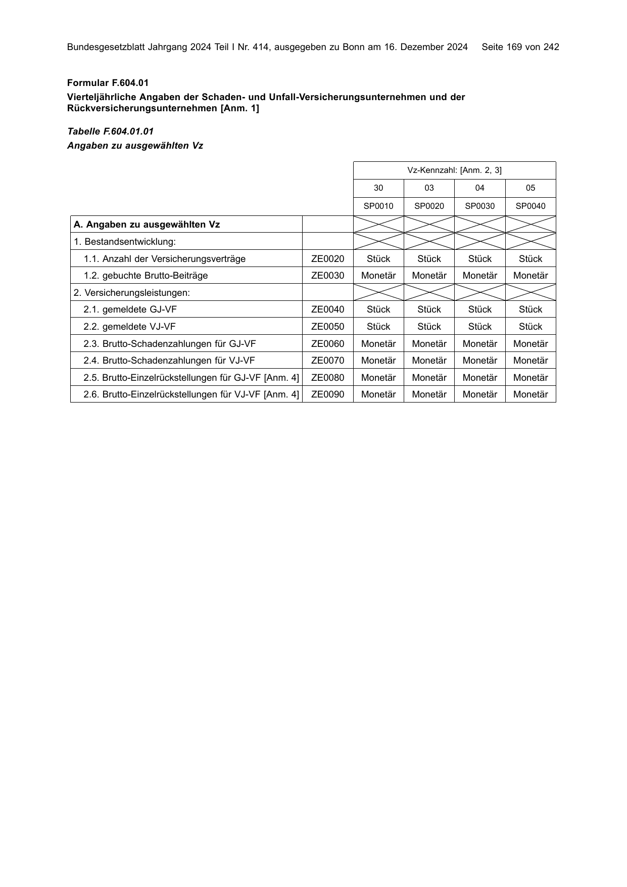 BGBl. 2024, Seite 169 — Originalseite als Abbildung