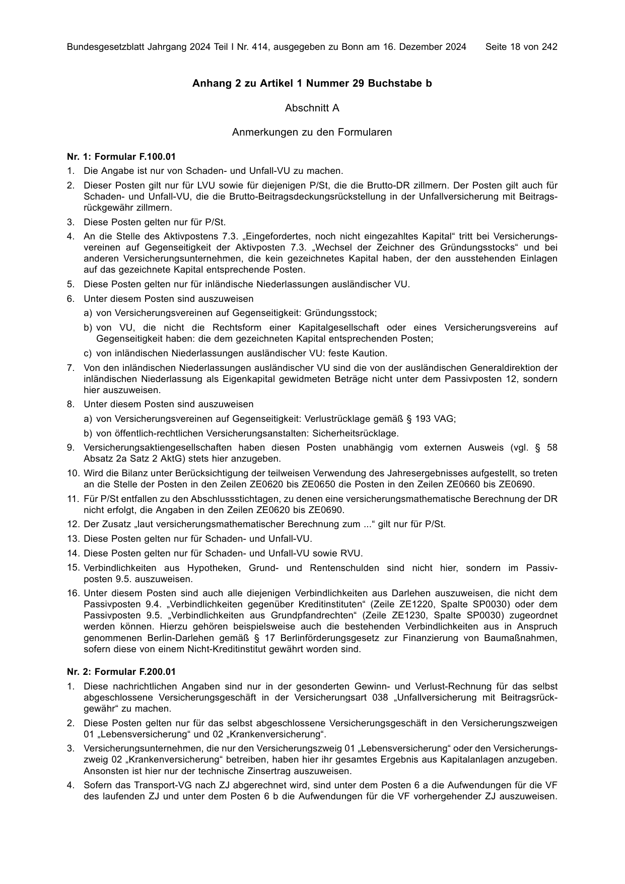 BGBl. 2024, Seite 18 — Originalseite als Abbildung