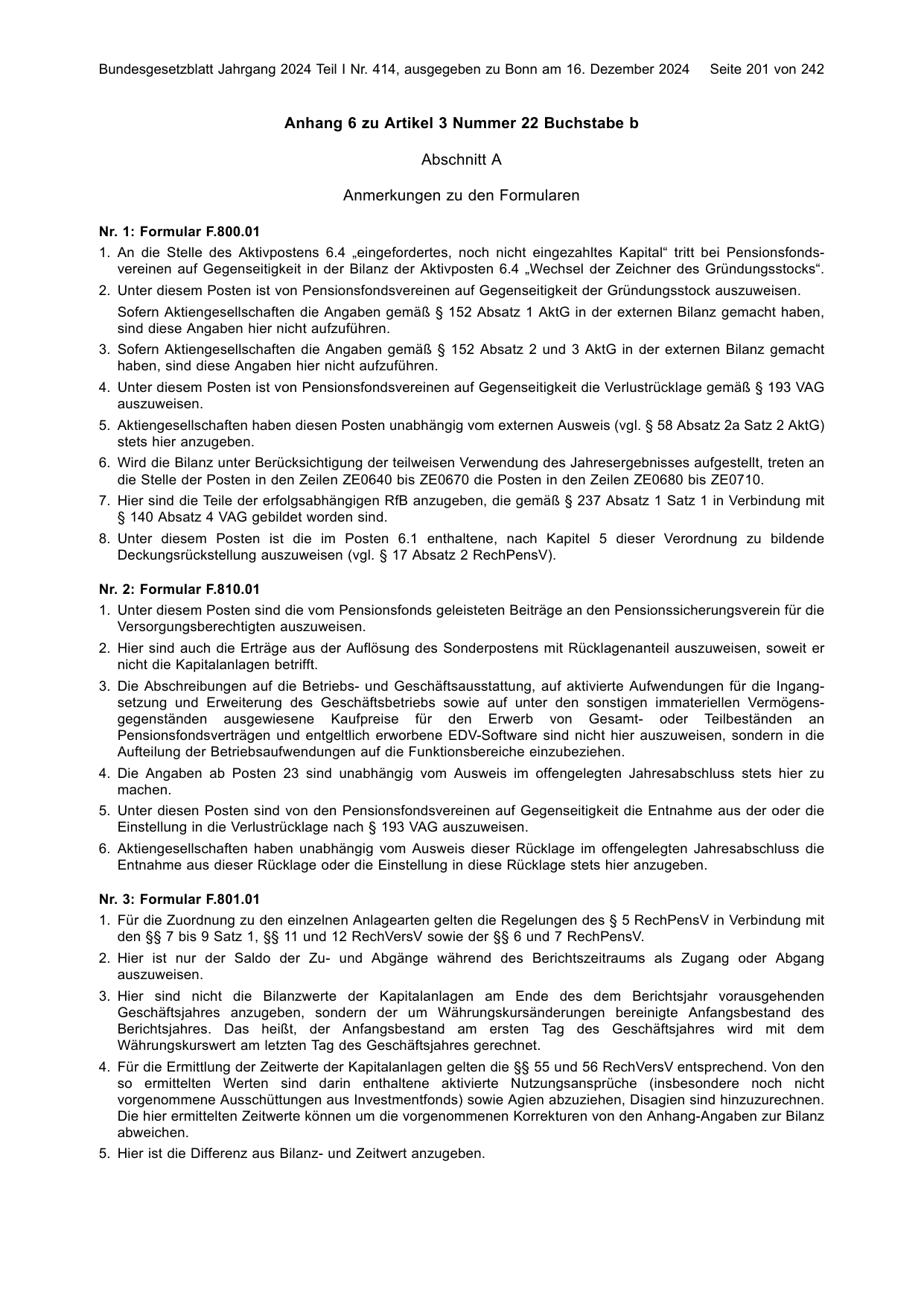 BGBl. 2024, Seite 201 — Originalseite als Abbildung