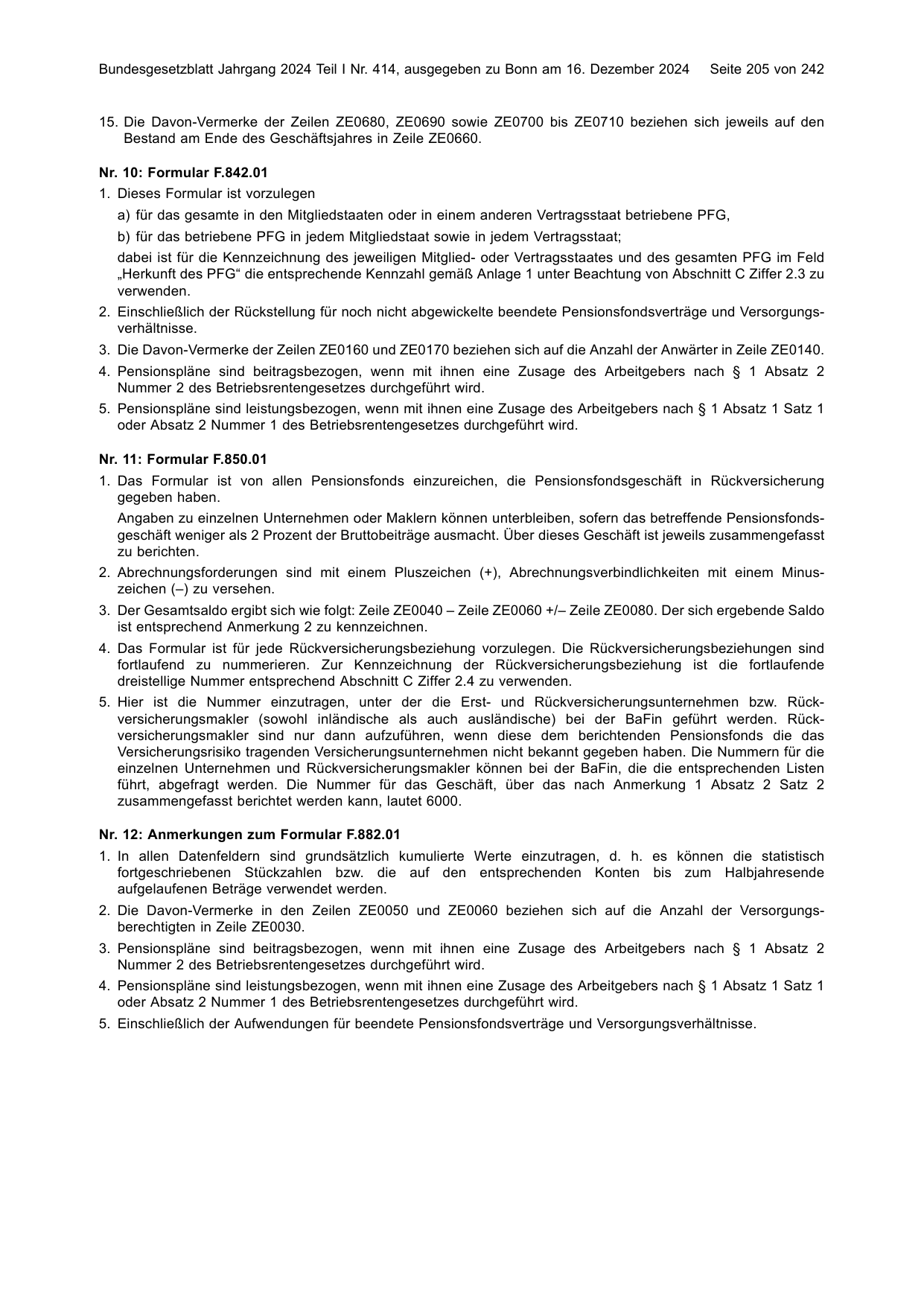 BGBl. 2024, Seite 205 — Originalseite als Abbildung
