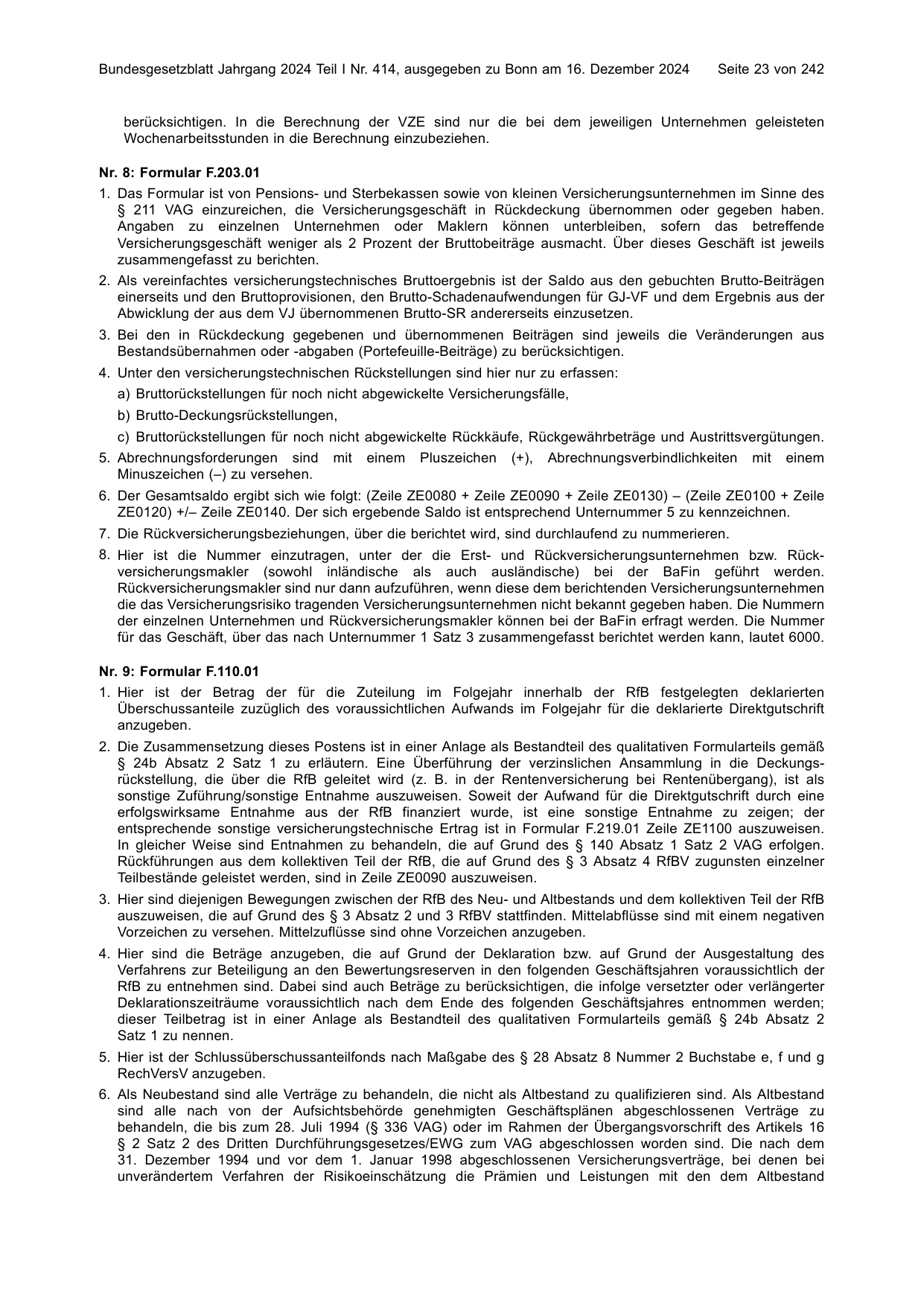 BGBl. 2024, Seite 23 — Originalseite als Abbildung