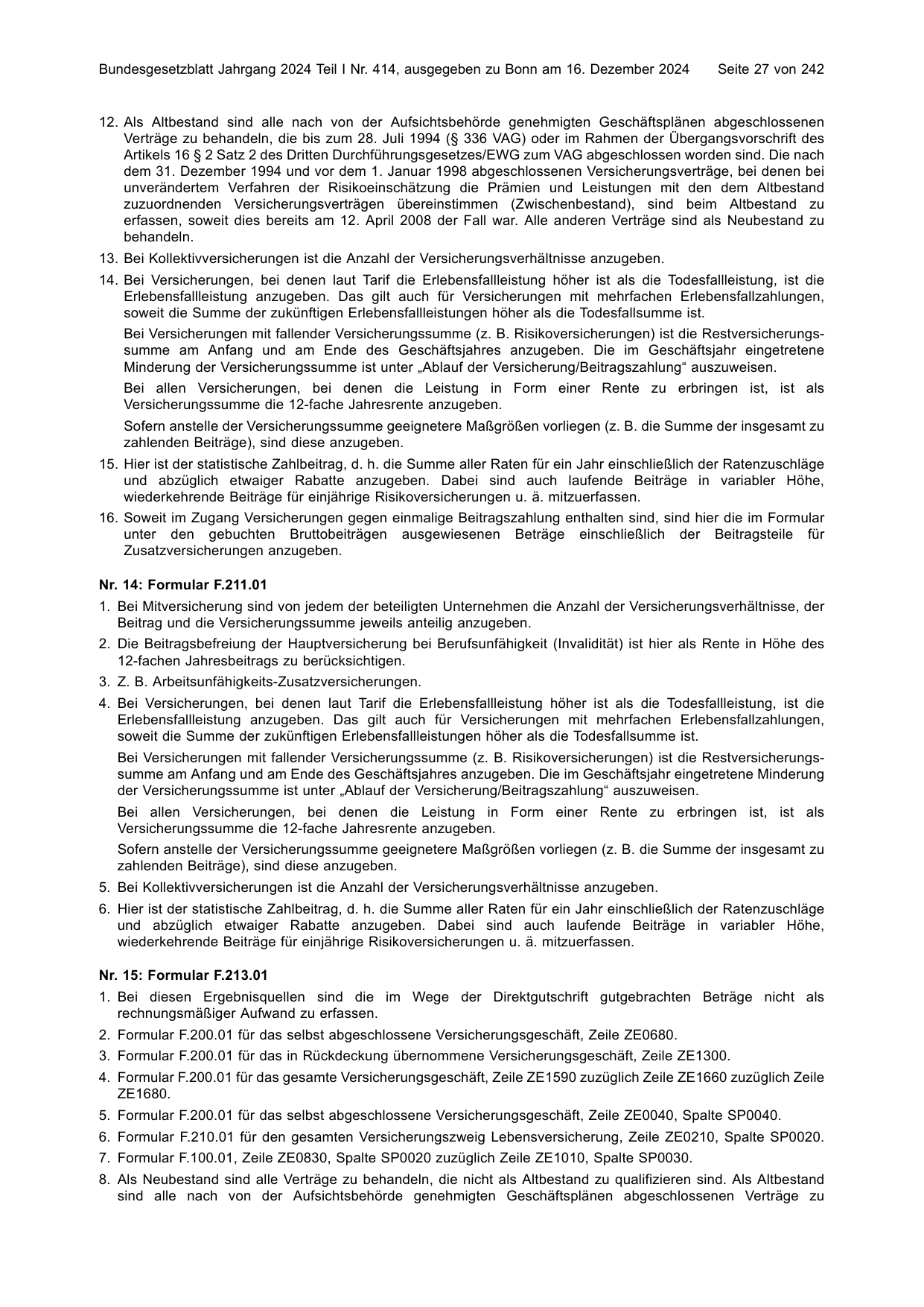 BGBl. 2024, Seite 27 — Originalseite als Abbildung