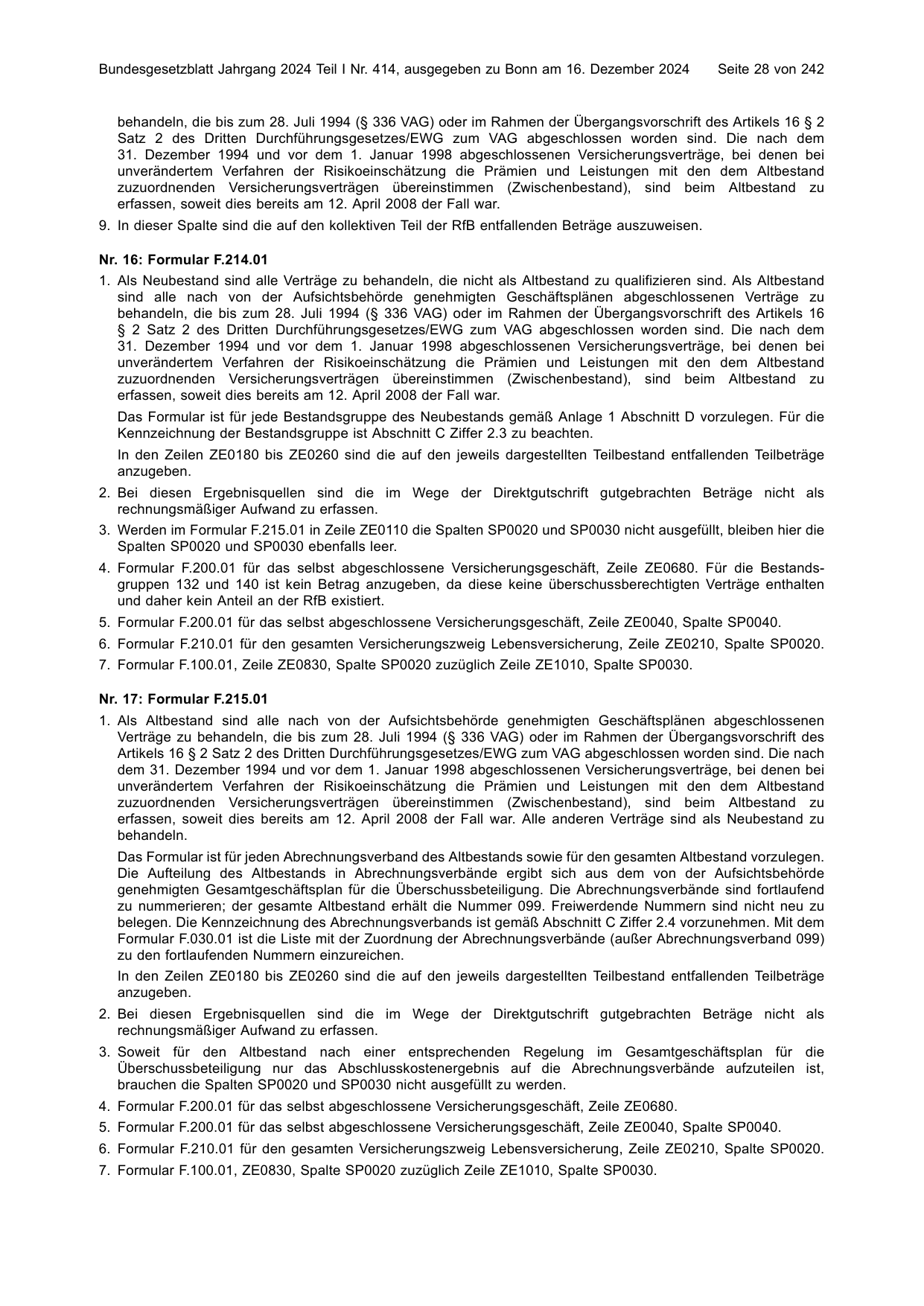 BGBl. 2024, Seite 28 — Originalseite als Abbildung
