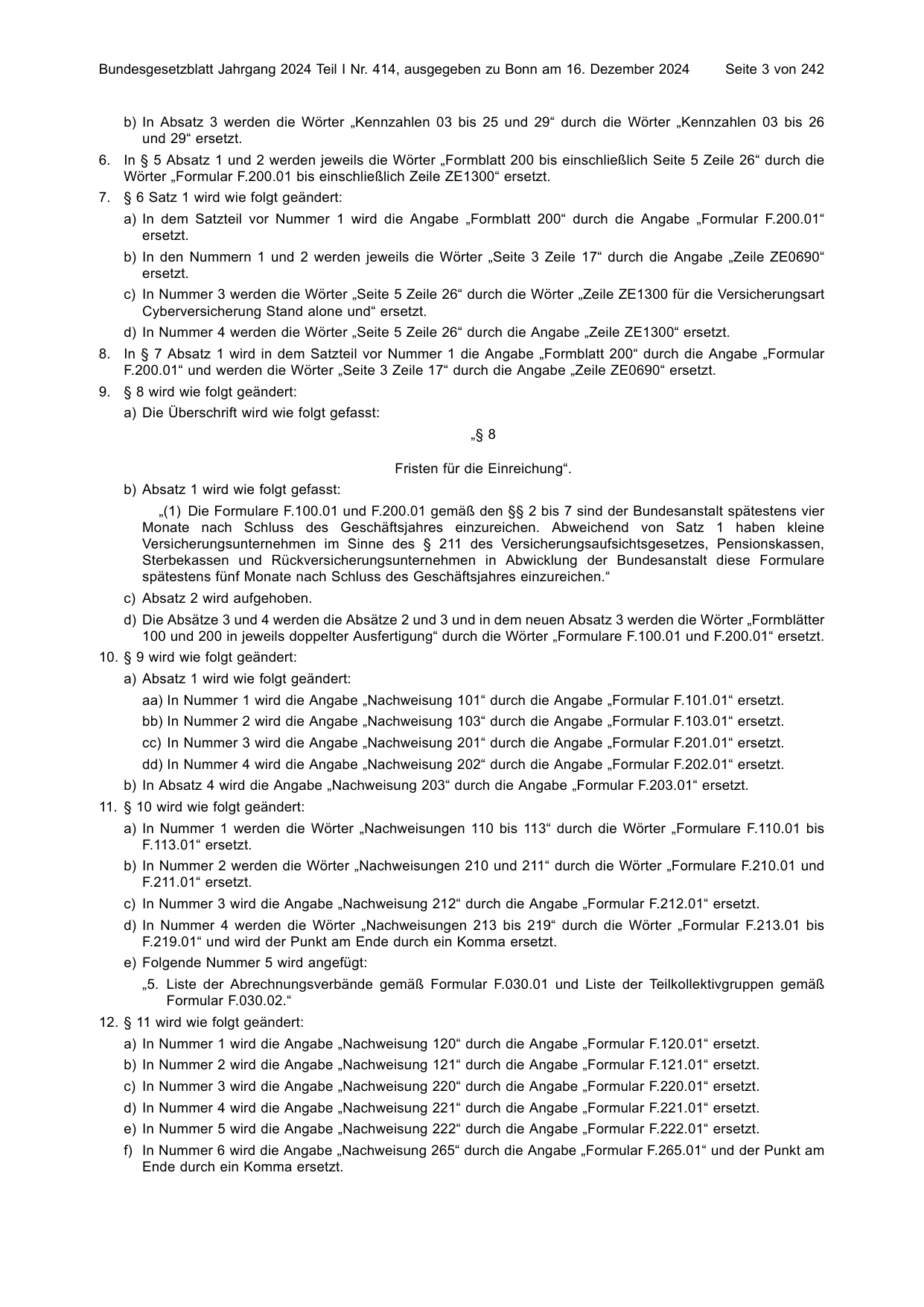 BGBl. 2024, Seite 3 — Originalseite als Abbildung