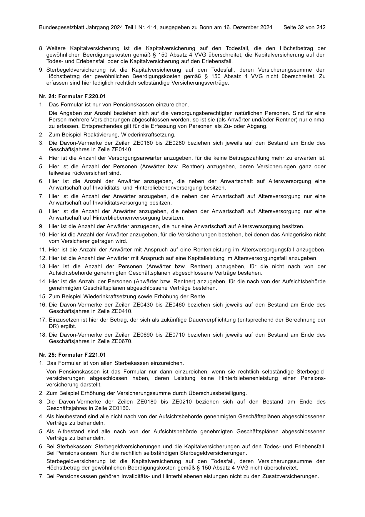 BGBl. 2024, Seite 32 — Originalseite als Abbildung