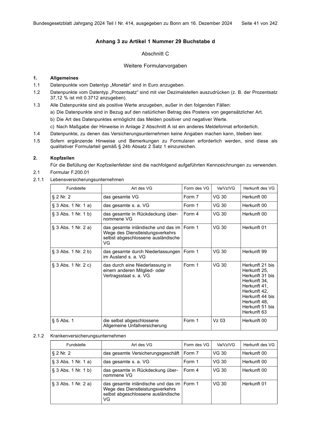 BGBl. 2024, Seite 41 — Originalseite als Abbildung