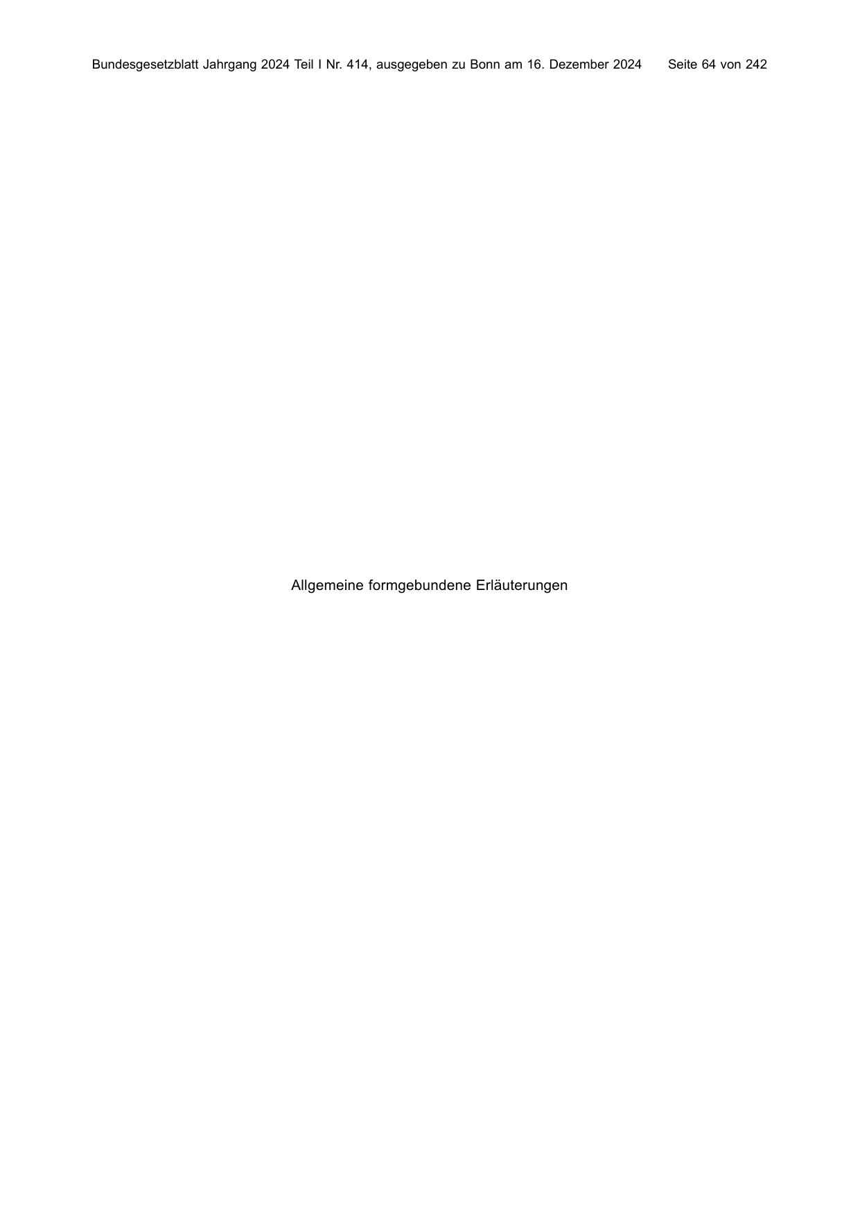 BGBl. 2024, Seite 64 — Originalseite als Abbildung