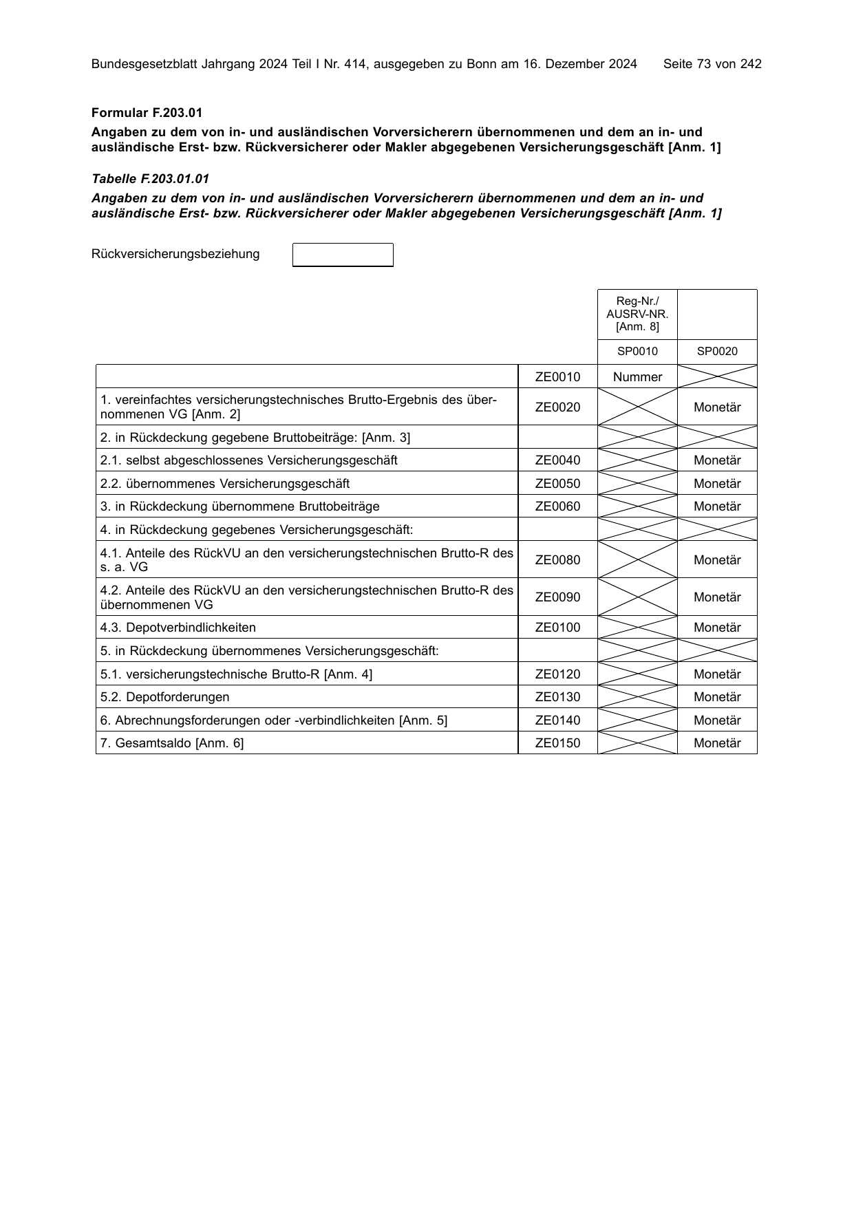 BGBl. 2024, Seite 73 — Originalseite als Abbildung