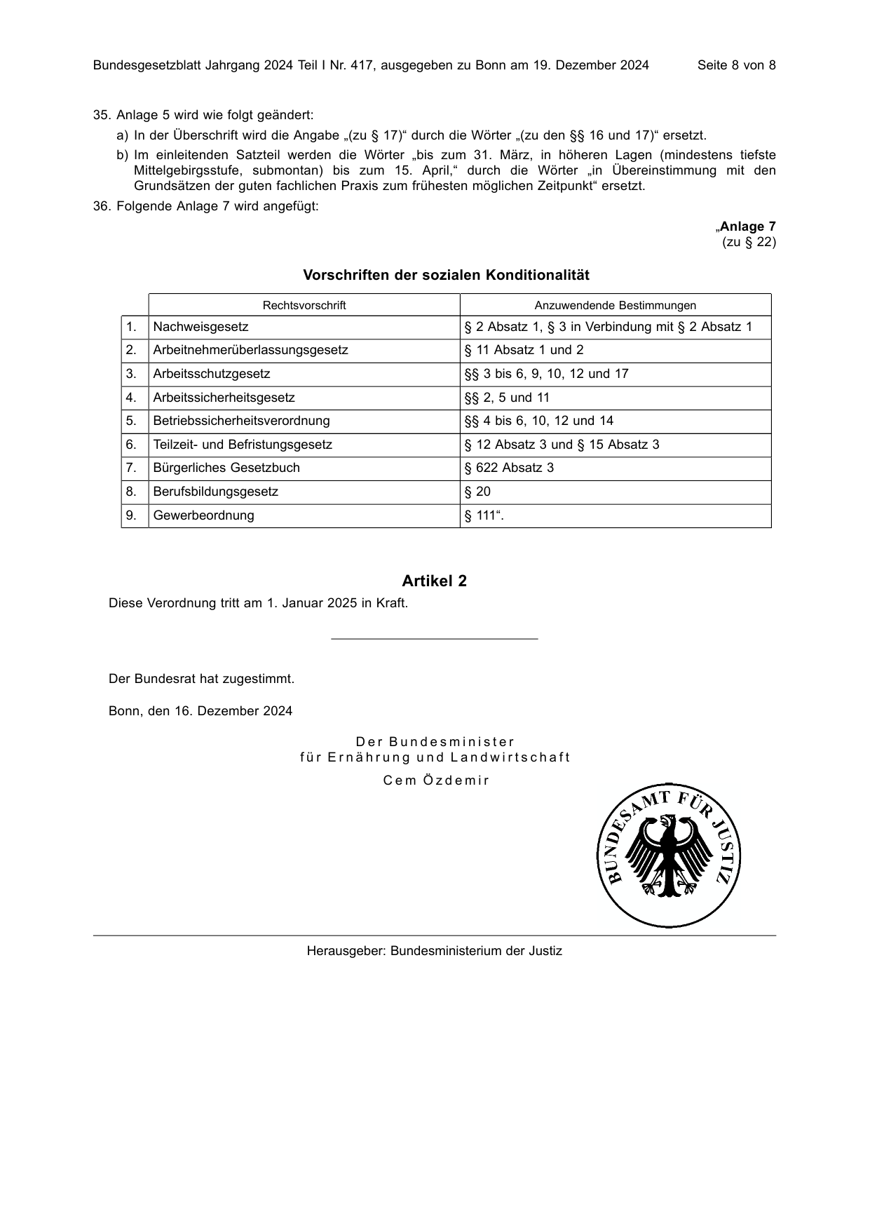 BGBl. 2024, Seite 8 — Originalseite als Abbildung