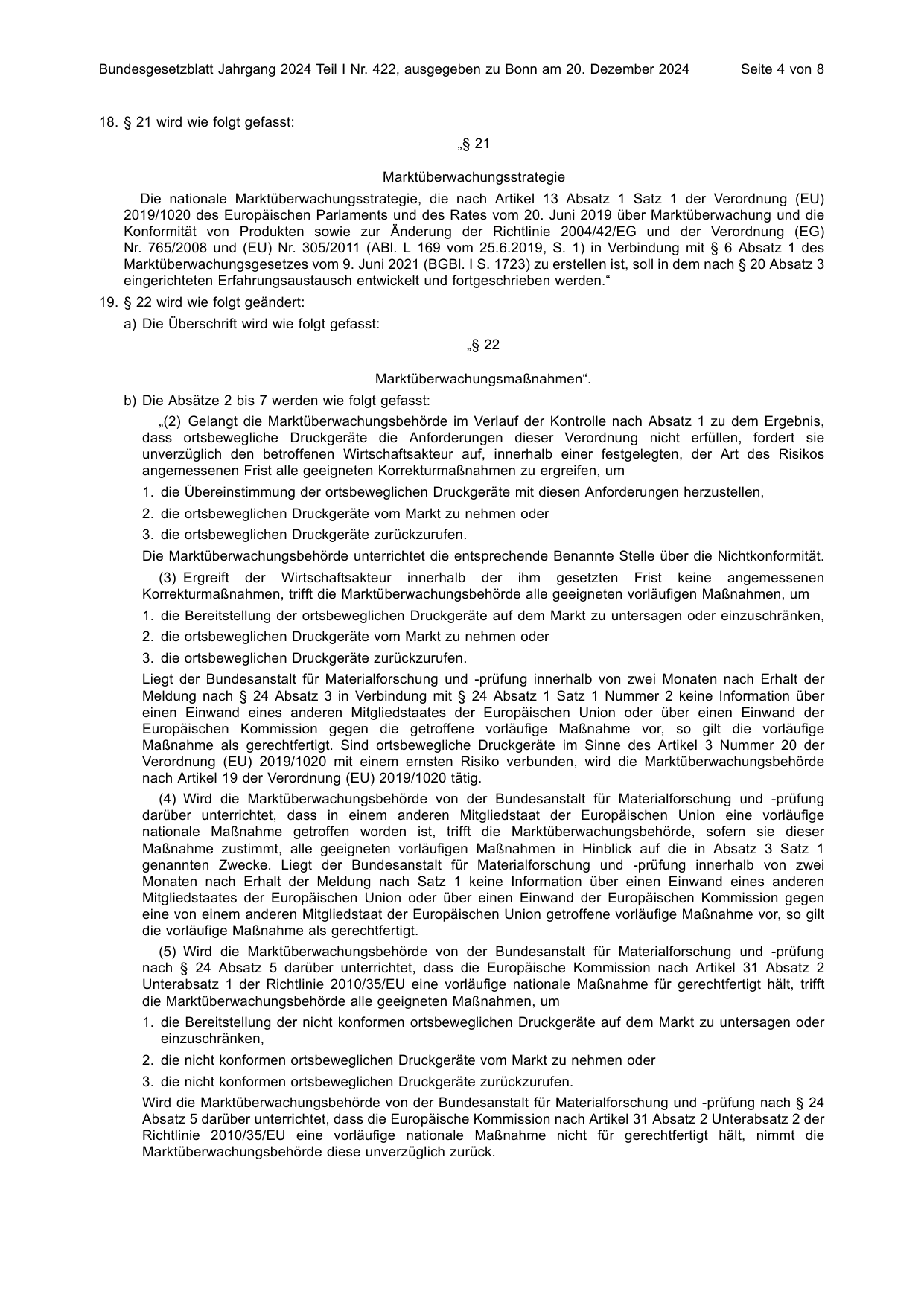 BGBl. 2024, Seite 4 — Originalseite als Abbildung