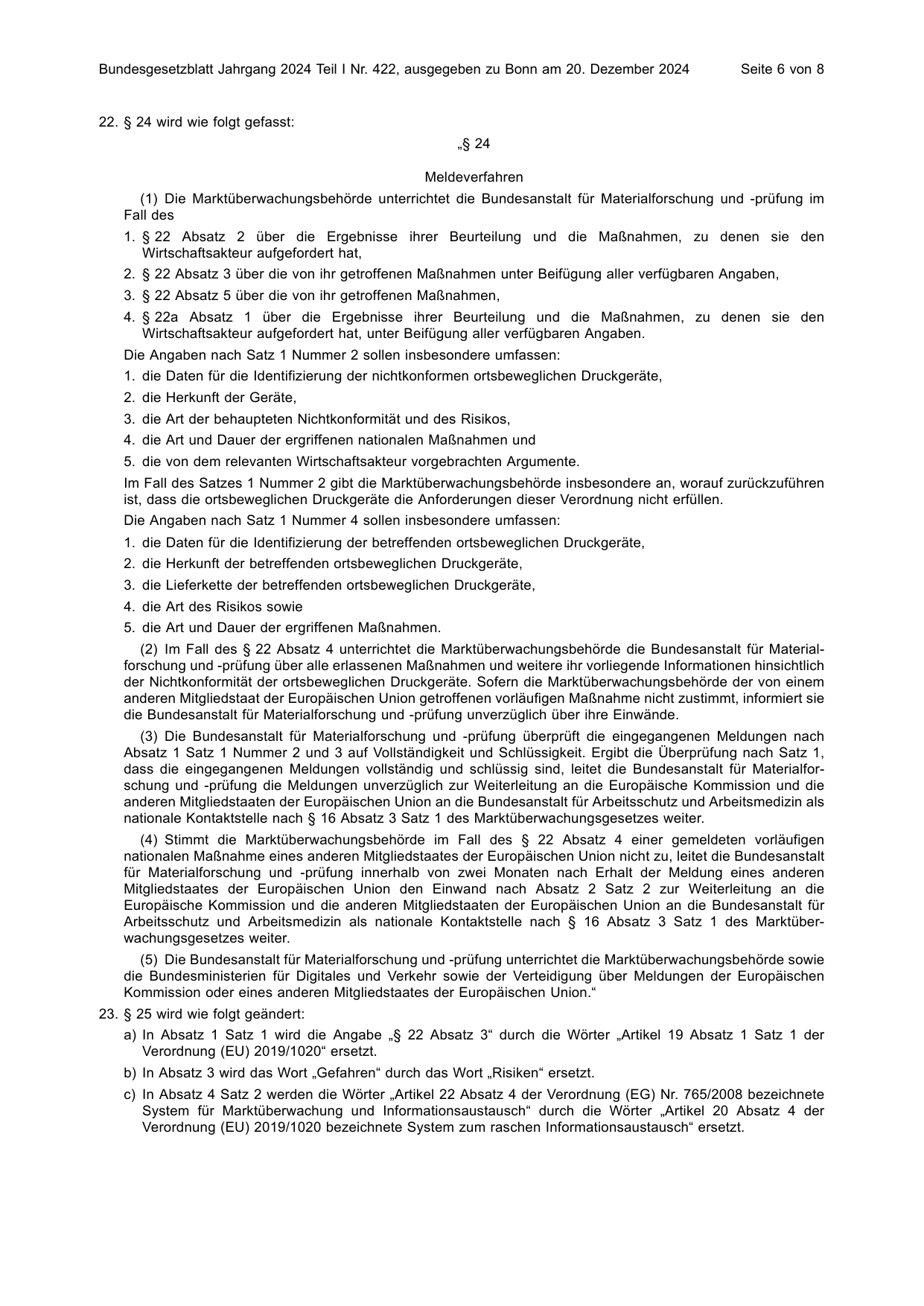 BGBl. 2024, Seite 6 — Originalseite als Abbildung