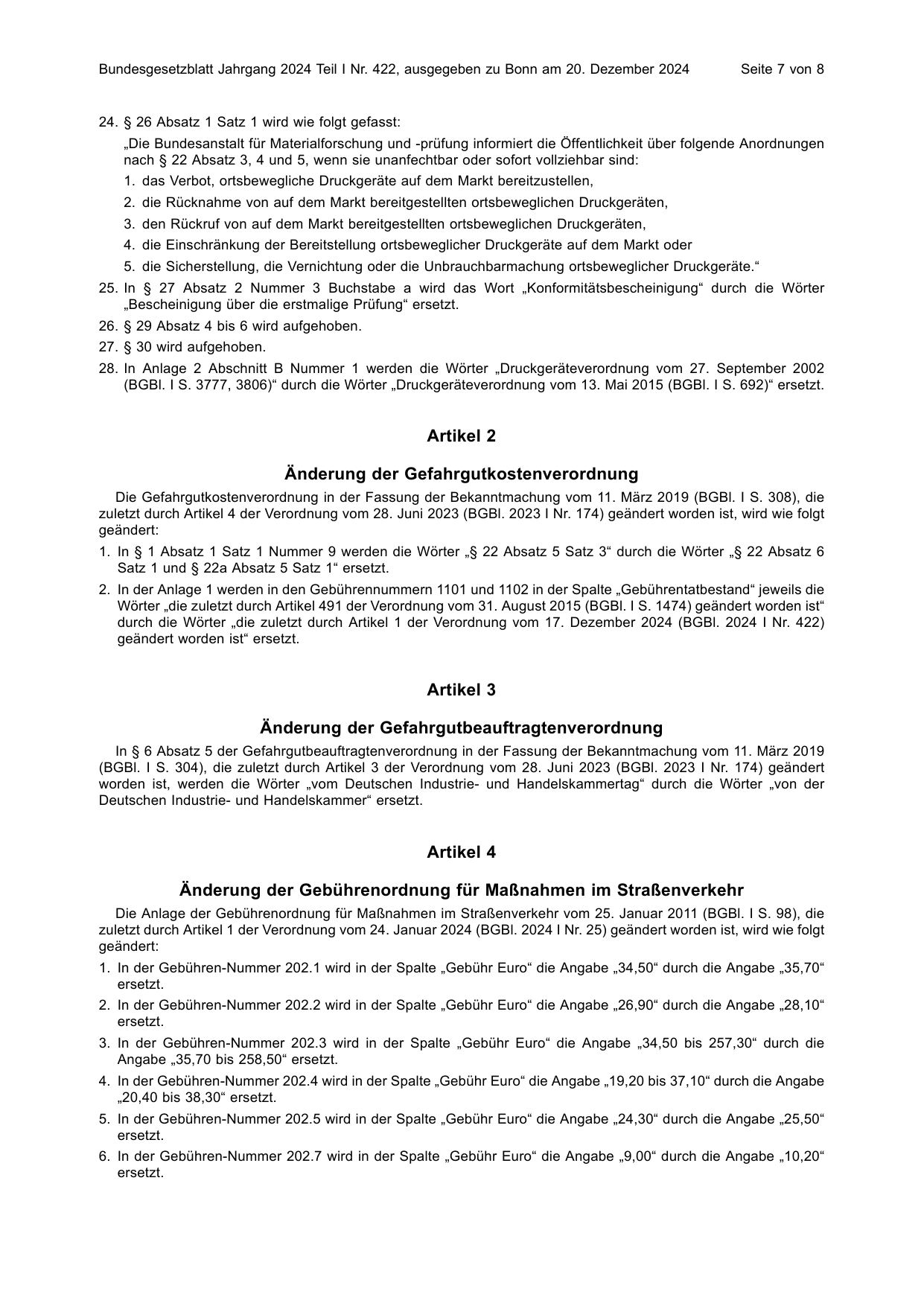 BGBl. 2024, Seite 7 — Originalseite als Abbildung
