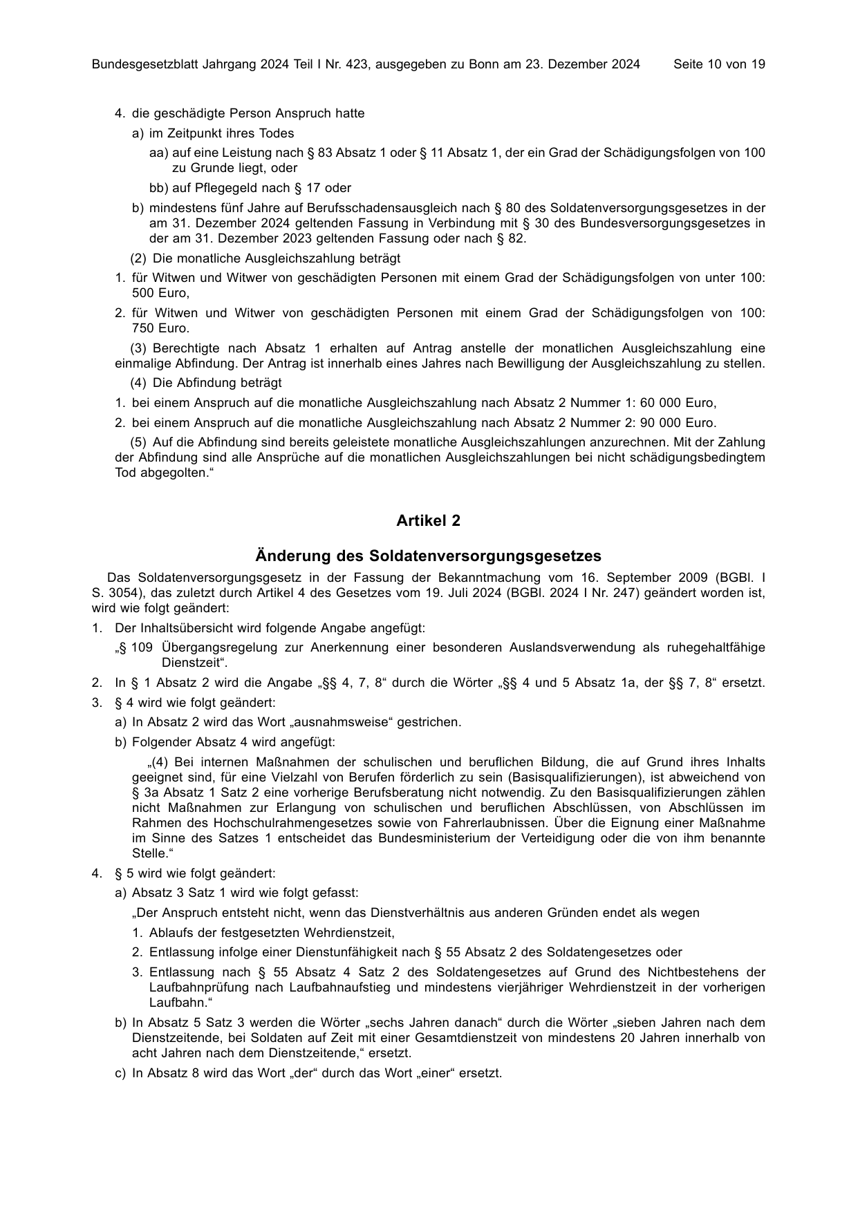 BGBl. 2024, Seite 10 — Originalseite als Abbildung
