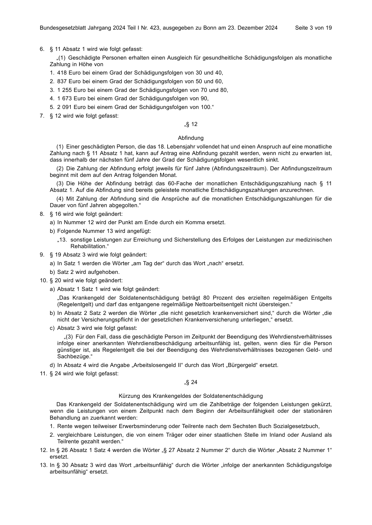 BGBl. 2024, Seite 3 — Originalseite als Abbildung