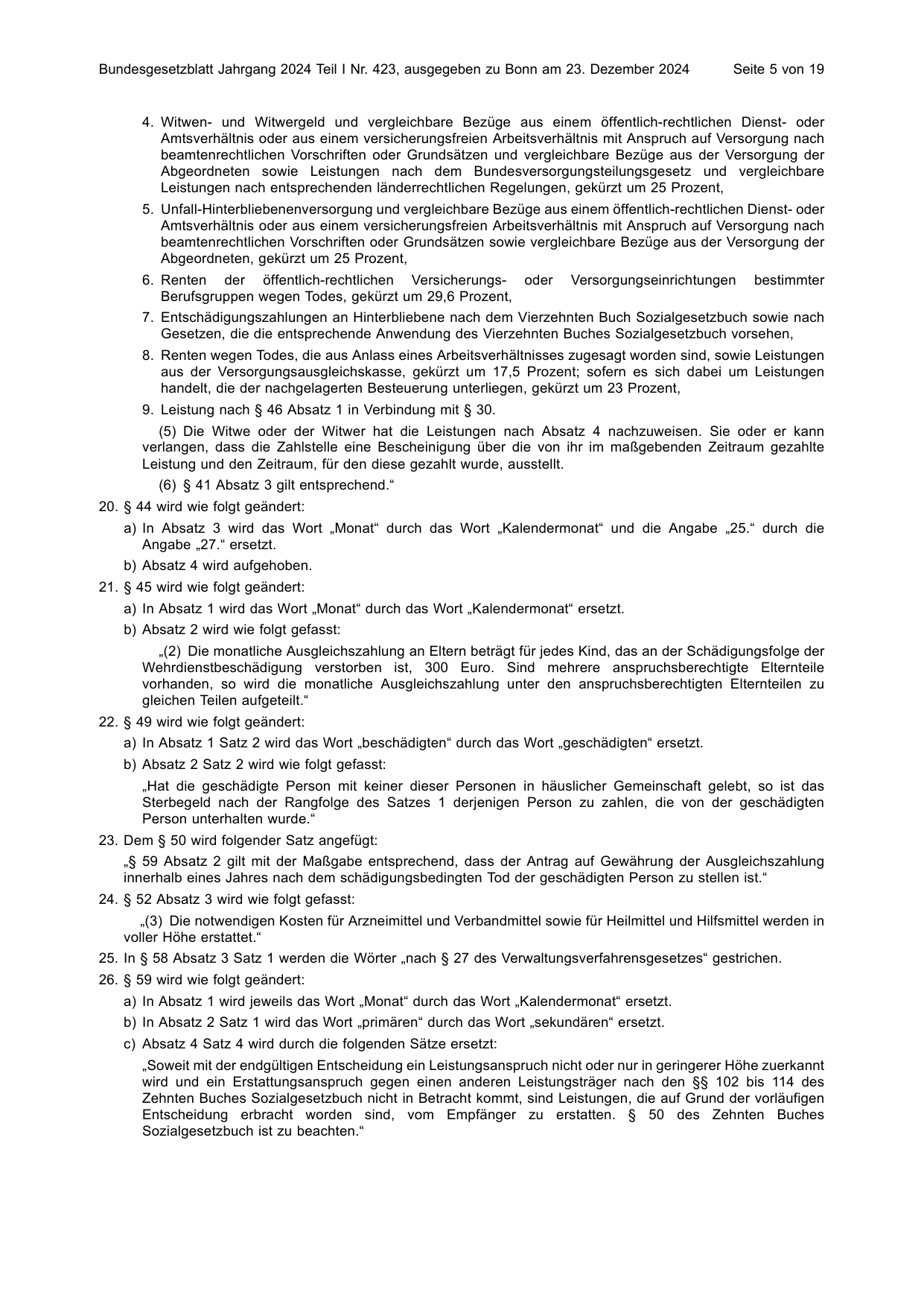 BGBl. 2024, Seite 5 — Originalseite als Abbildung