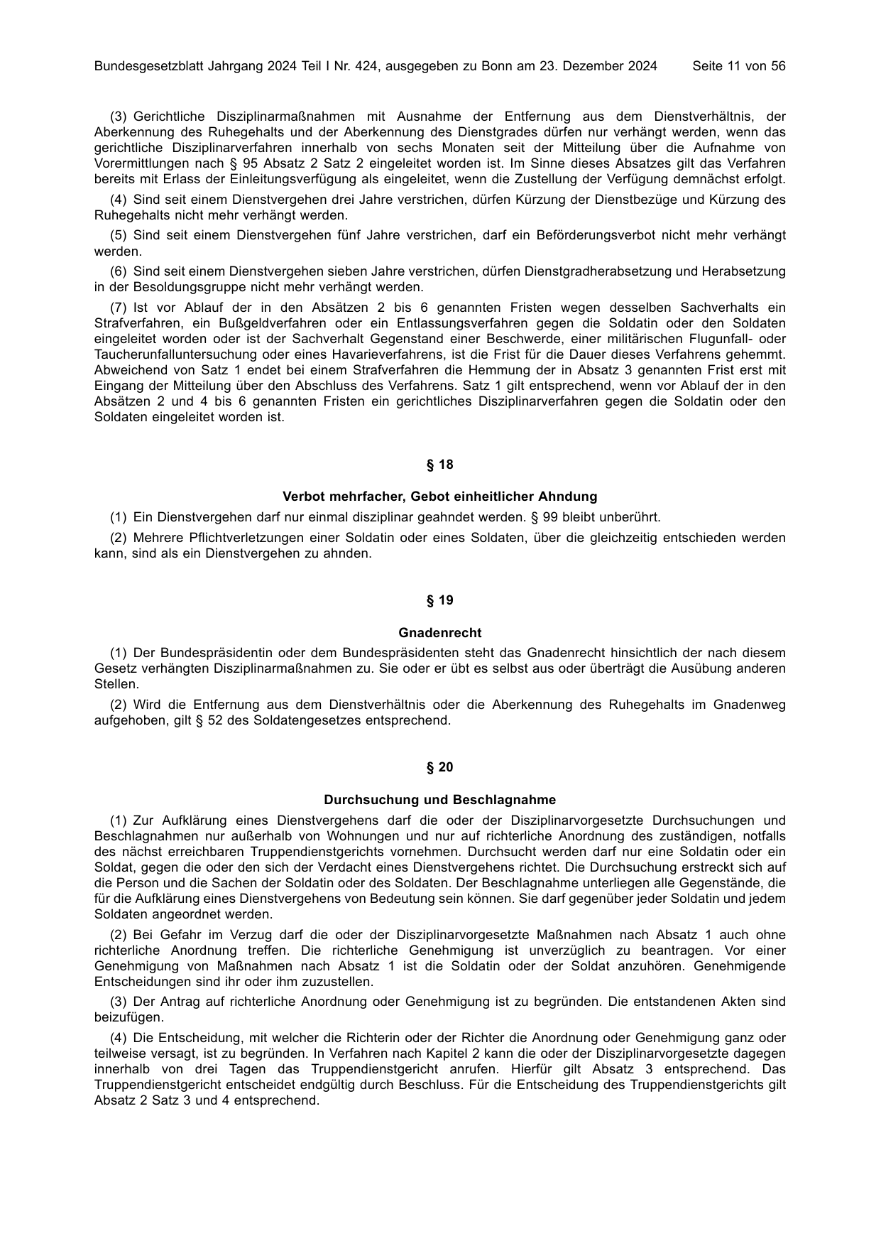 BGBl. 2024, Seite 11 — Originalseite als Abbildung