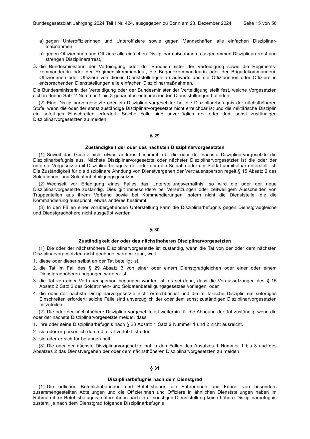BGBl. 2024, Seite 15 — Originalseite als Abbildung
