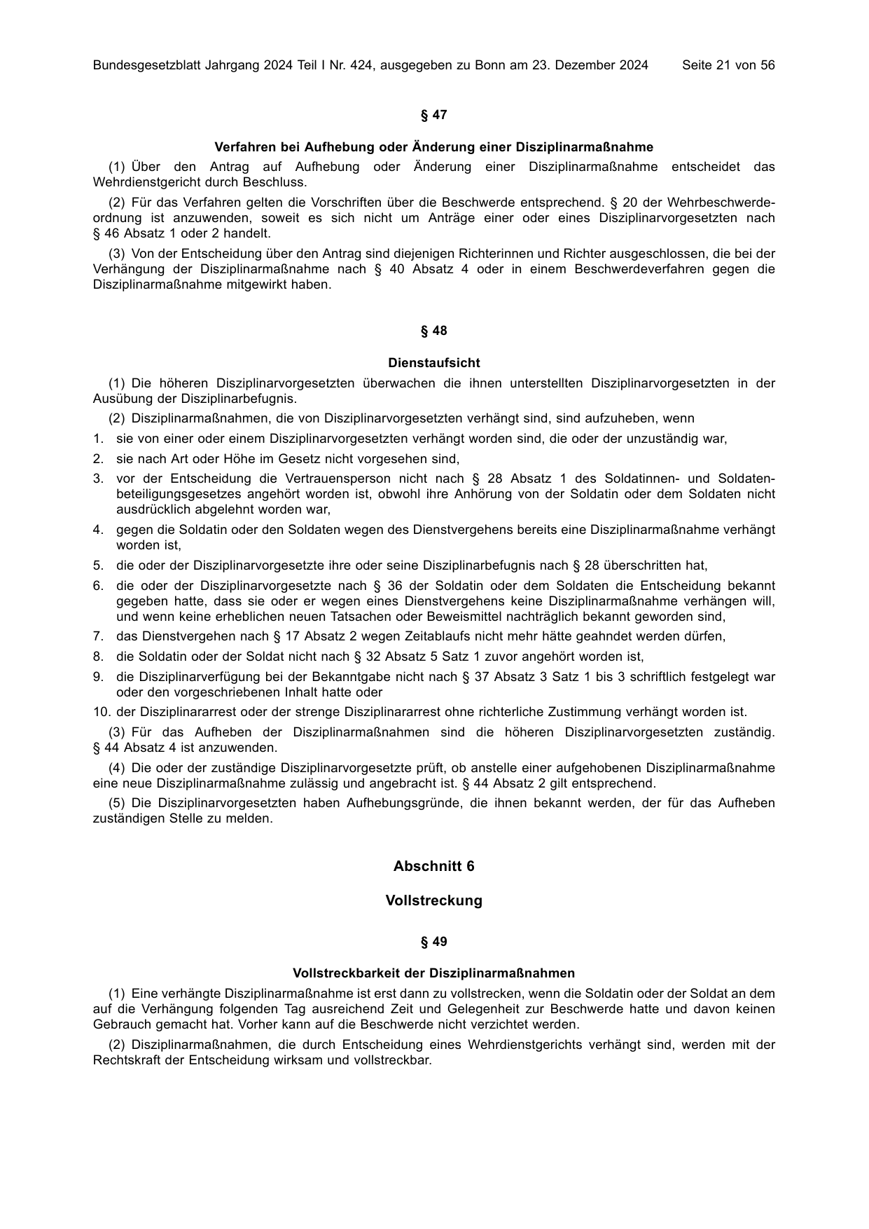 BGBl. 2024, Seite 21 — Originalseite als Abbildung