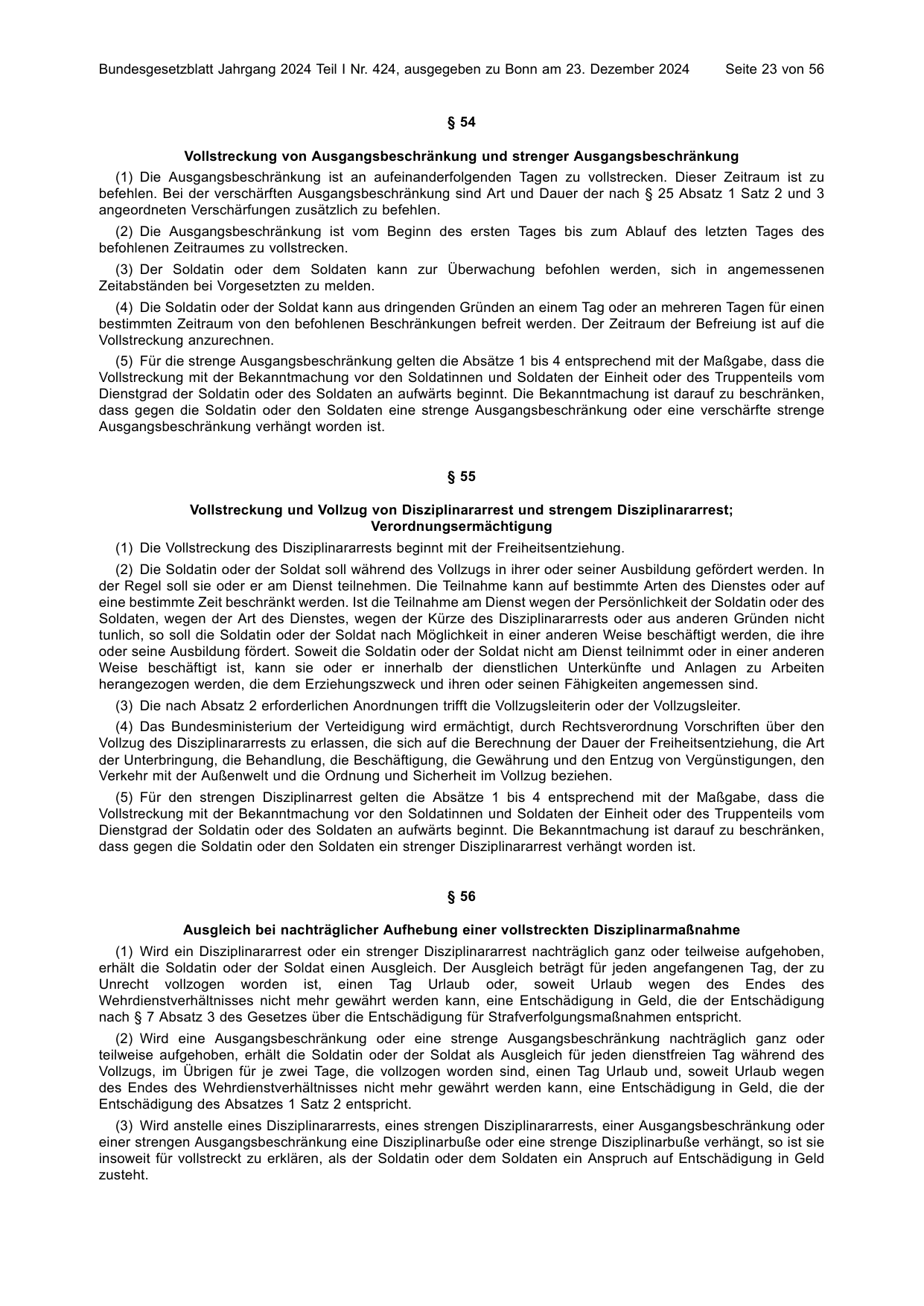 BGBl. 2024, Seite 23 — Originalseite als Abbildung