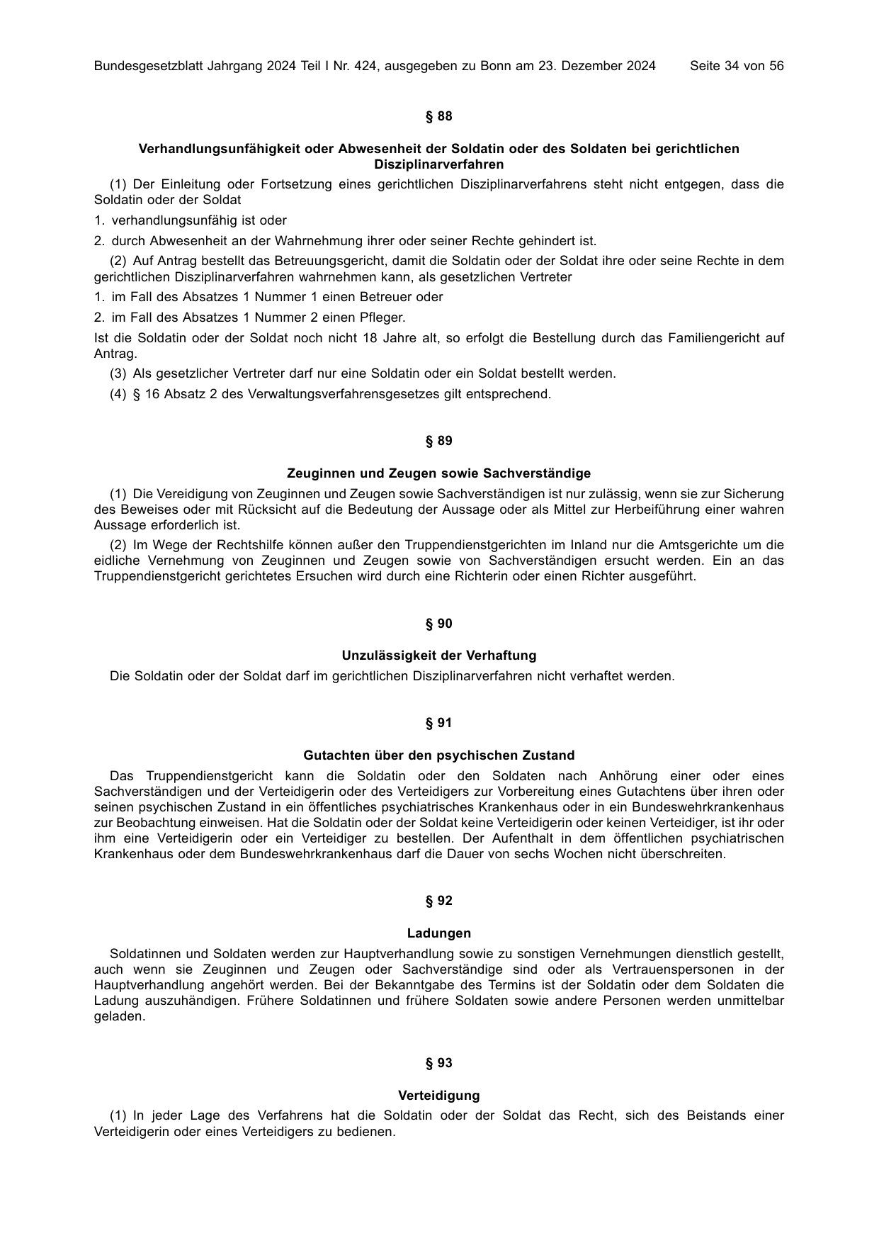BGBl. 2024, Seite 34 — Originalseite als Abbildung