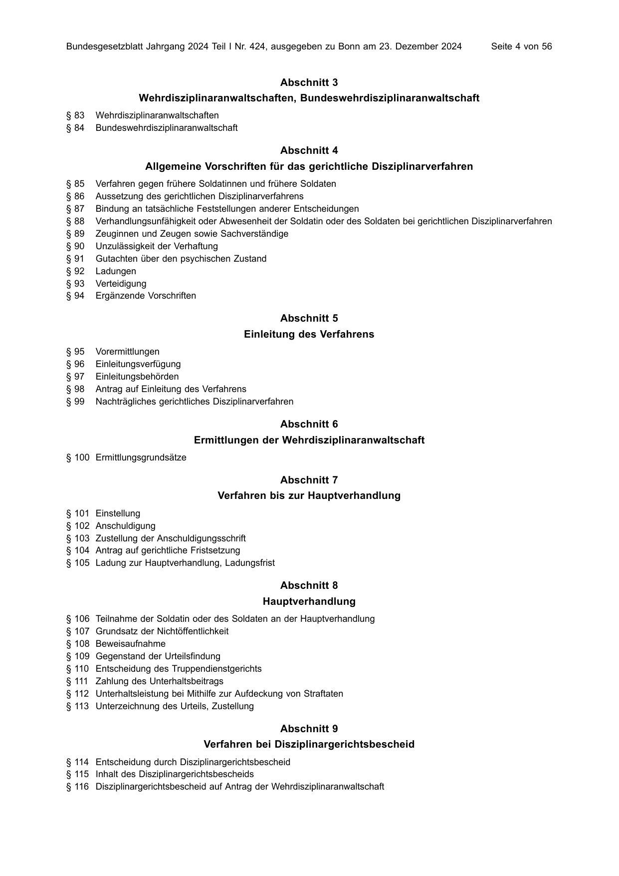BGBl. 2024, Seite 4 — Originalseite als Abbildung