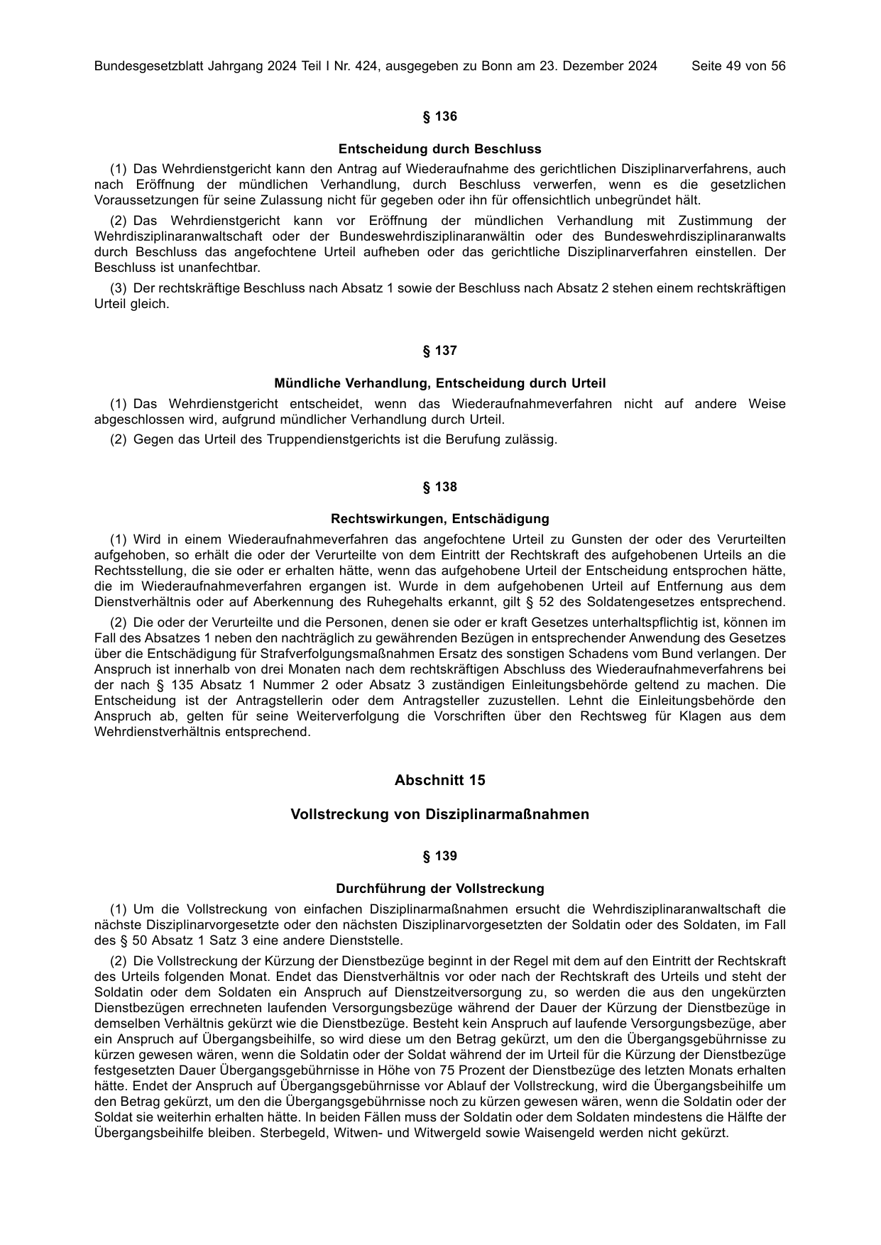BGBl. 2024, Seite 49 — Originalseite als Abbildung