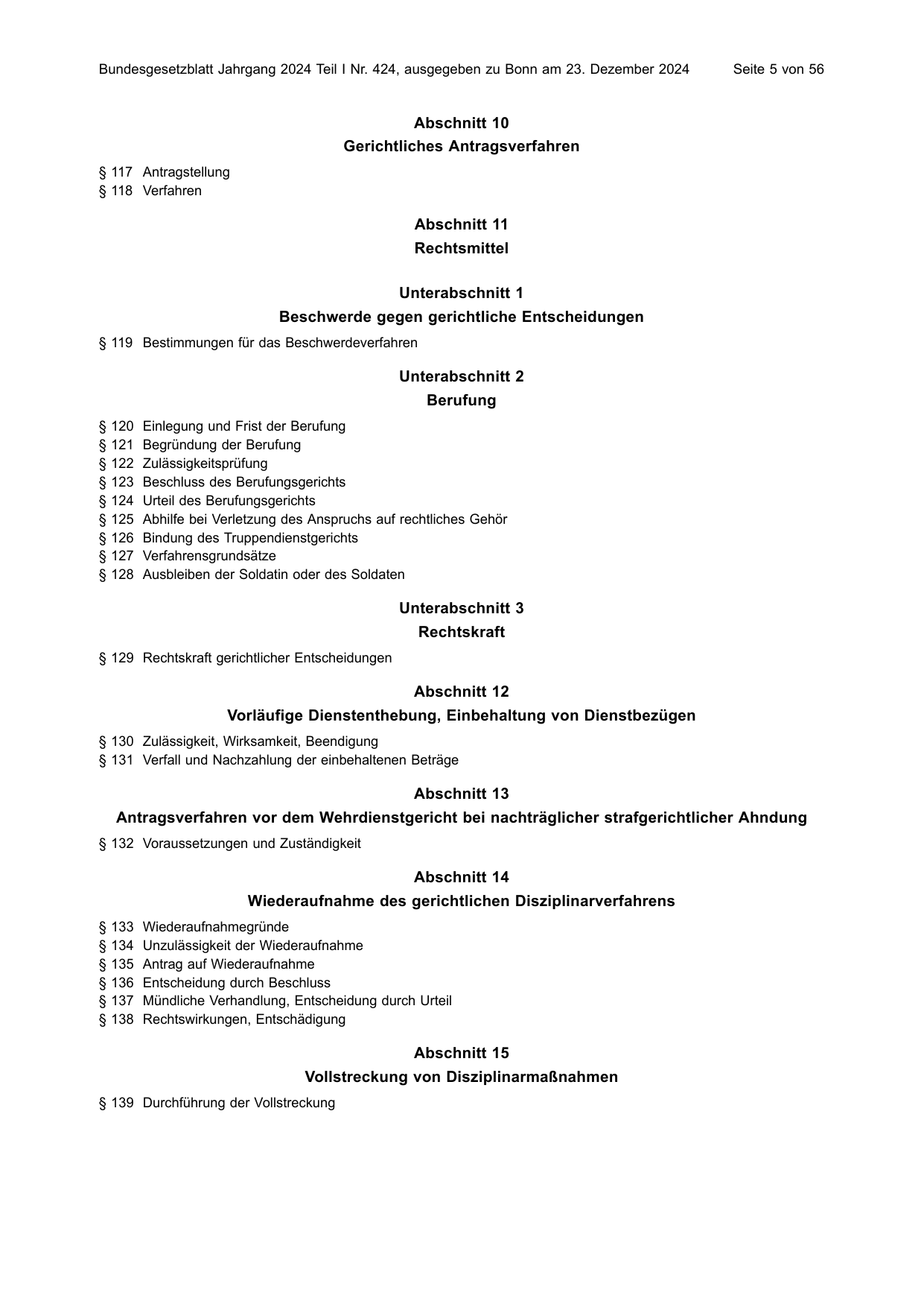 BGBl. 2024, Seite 5 — Originalseite als Abbildung