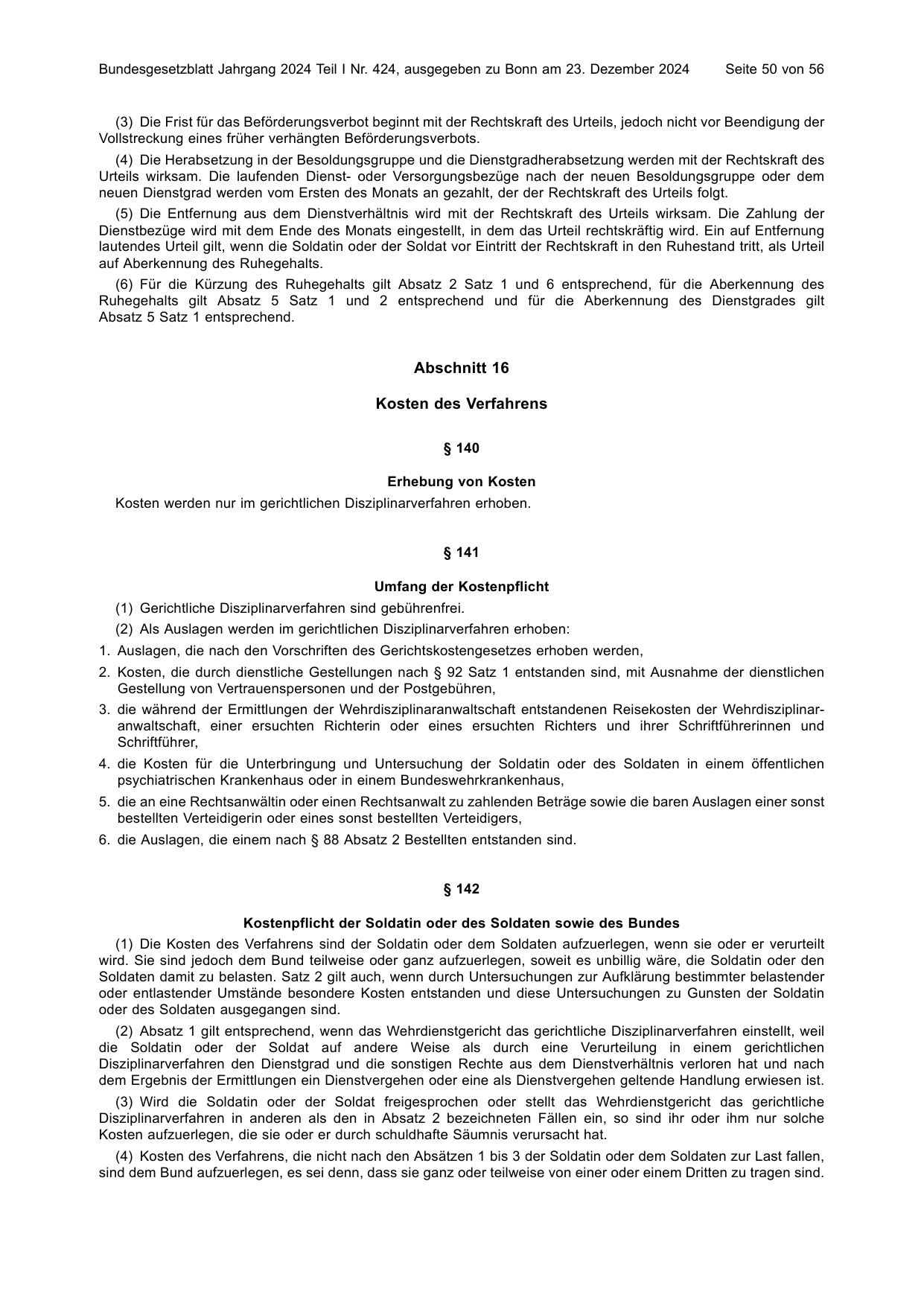 BGBl. 2024, Seite 50 — Originalseite als Abbildung