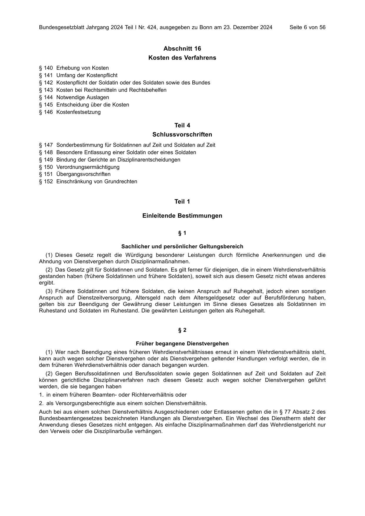 BGBl. 2024, Seite 6 — Originalseite als Abbildung