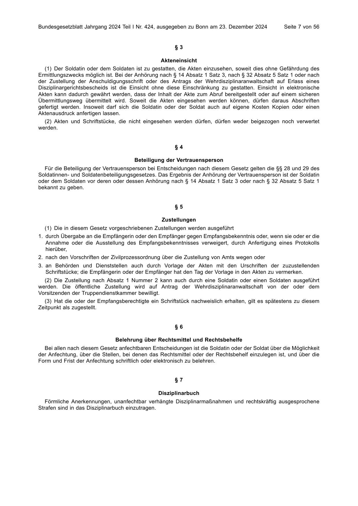 BGBl. 2024, Seite 7 — Originalseite als Abbildung