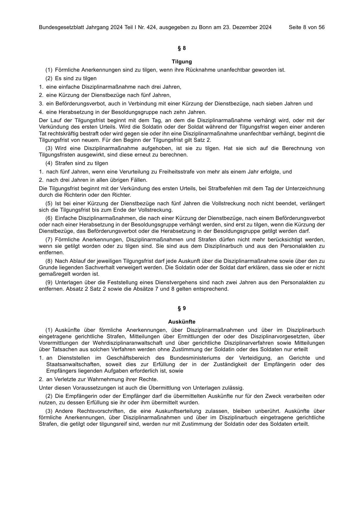 BGBl. 2024, Seite 8 — Originalseite als Abbildung