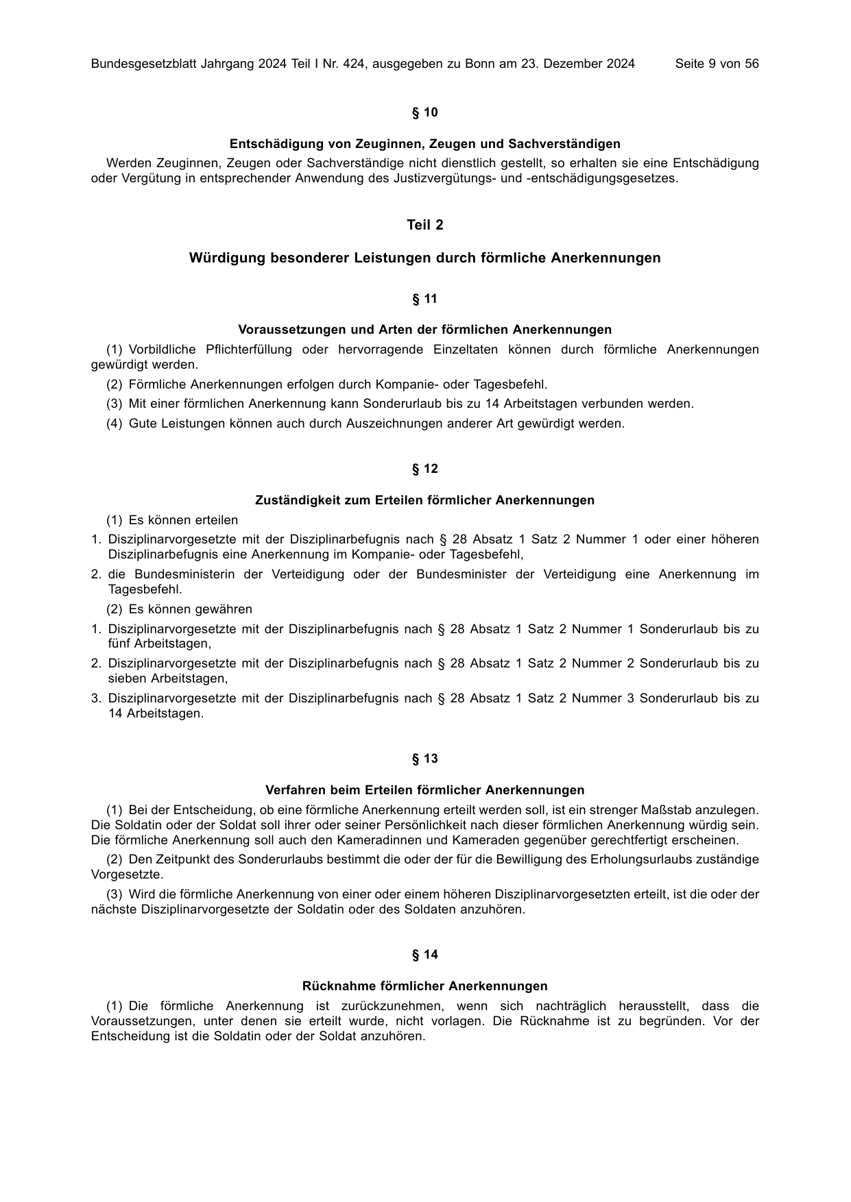 BGBl. 2024, Seite 9 — Originalseite als Abbildung