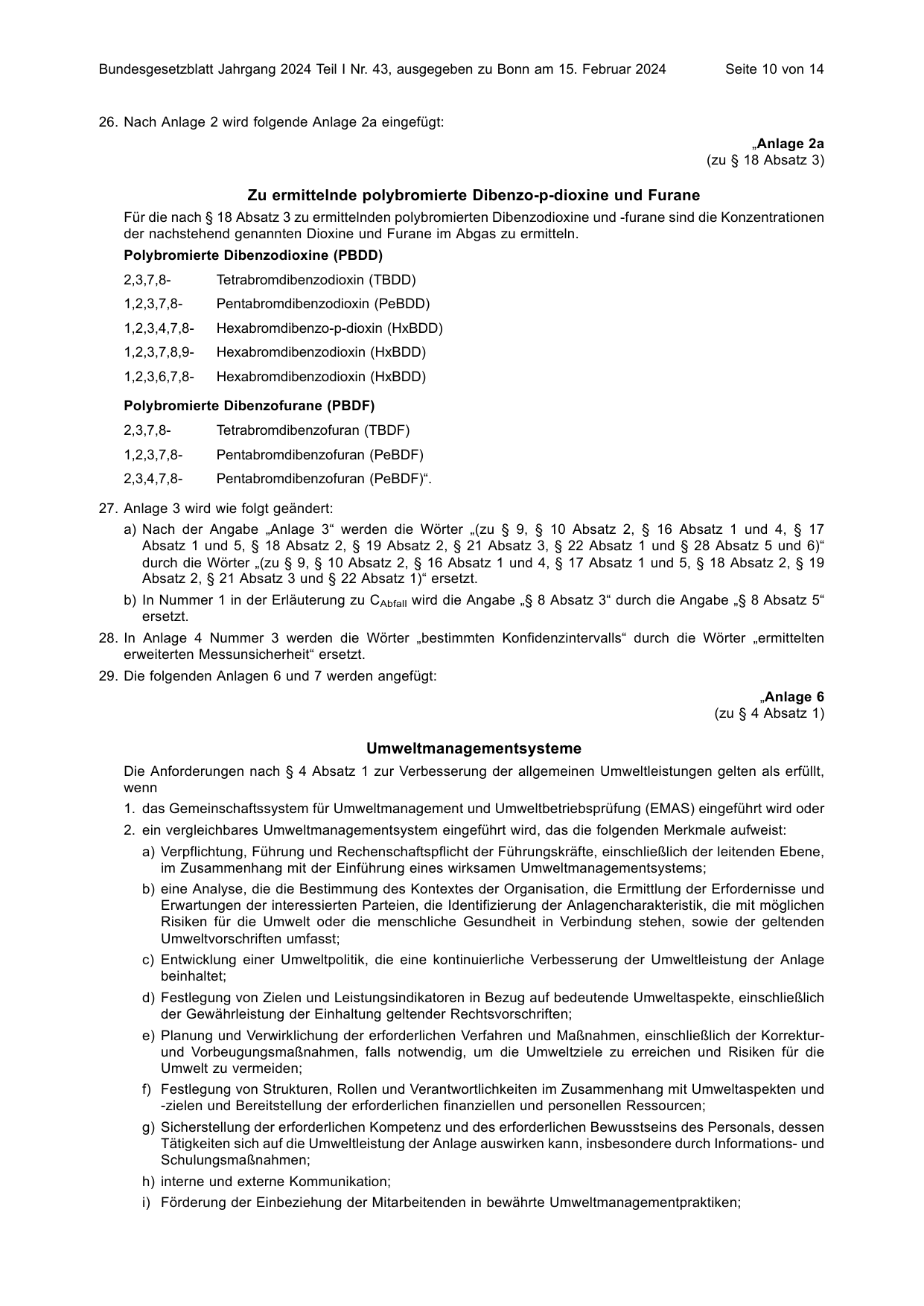BGBl. 2024, Seite 10 — Originalseite als Abbildung